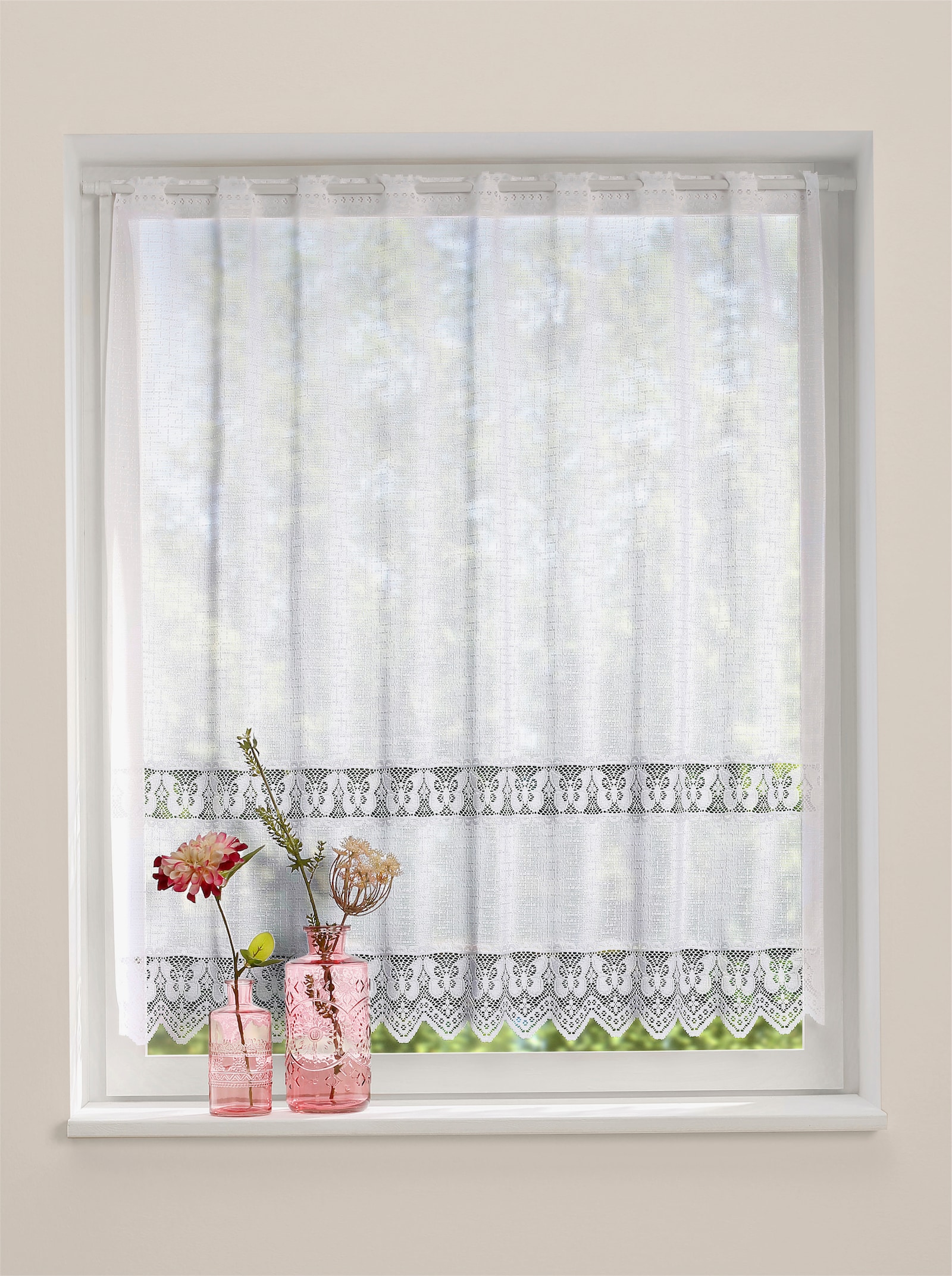 Fensterbehang - weiß