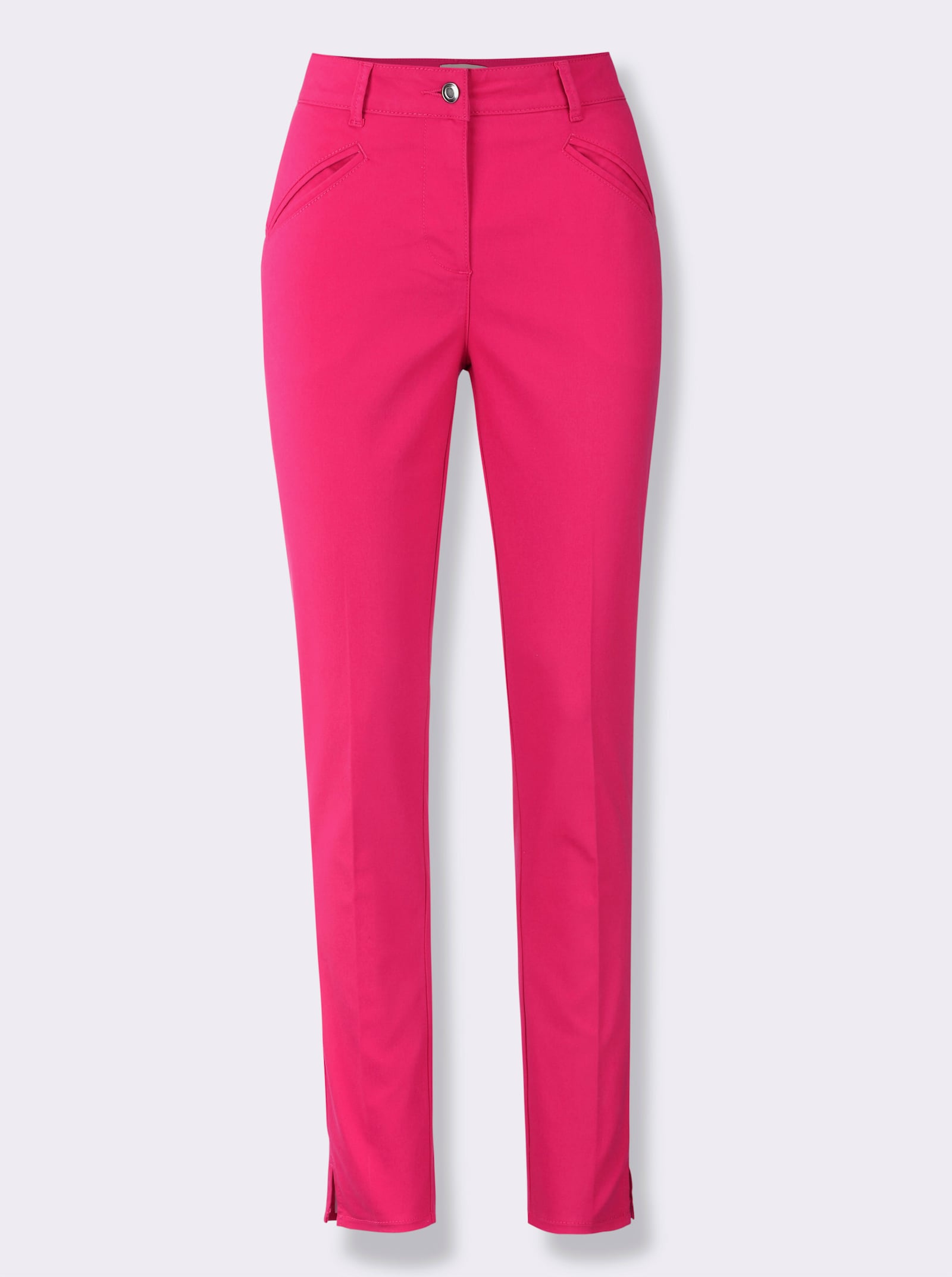 heine Röhrenhose mit Bügelfalten - pink