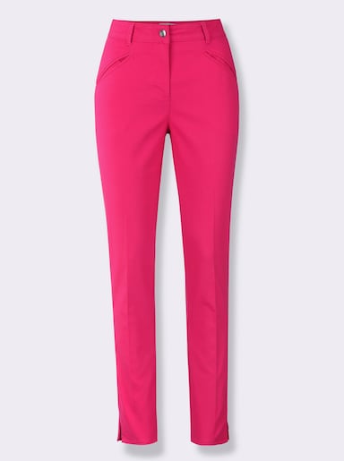 heine Pantalon twill - fuchsia