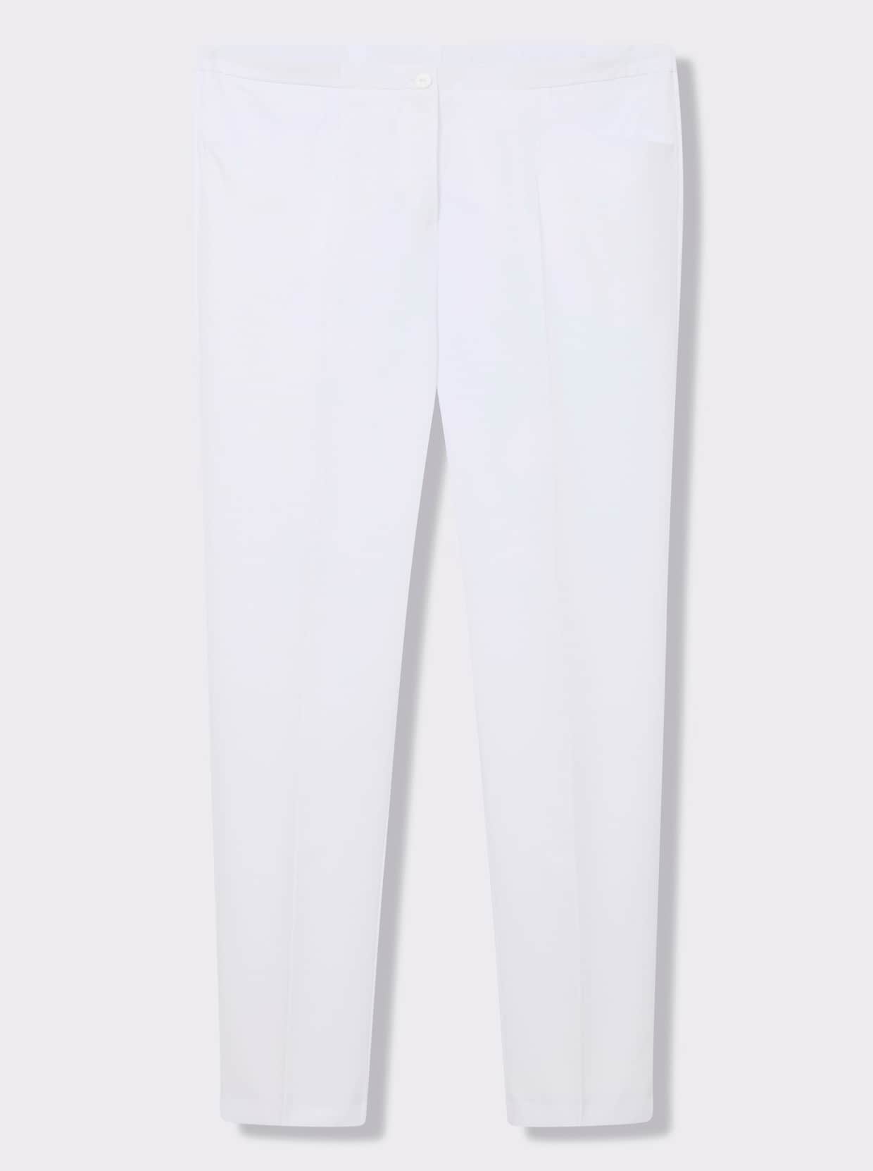 Come on Bügelfaltenhose - weiß