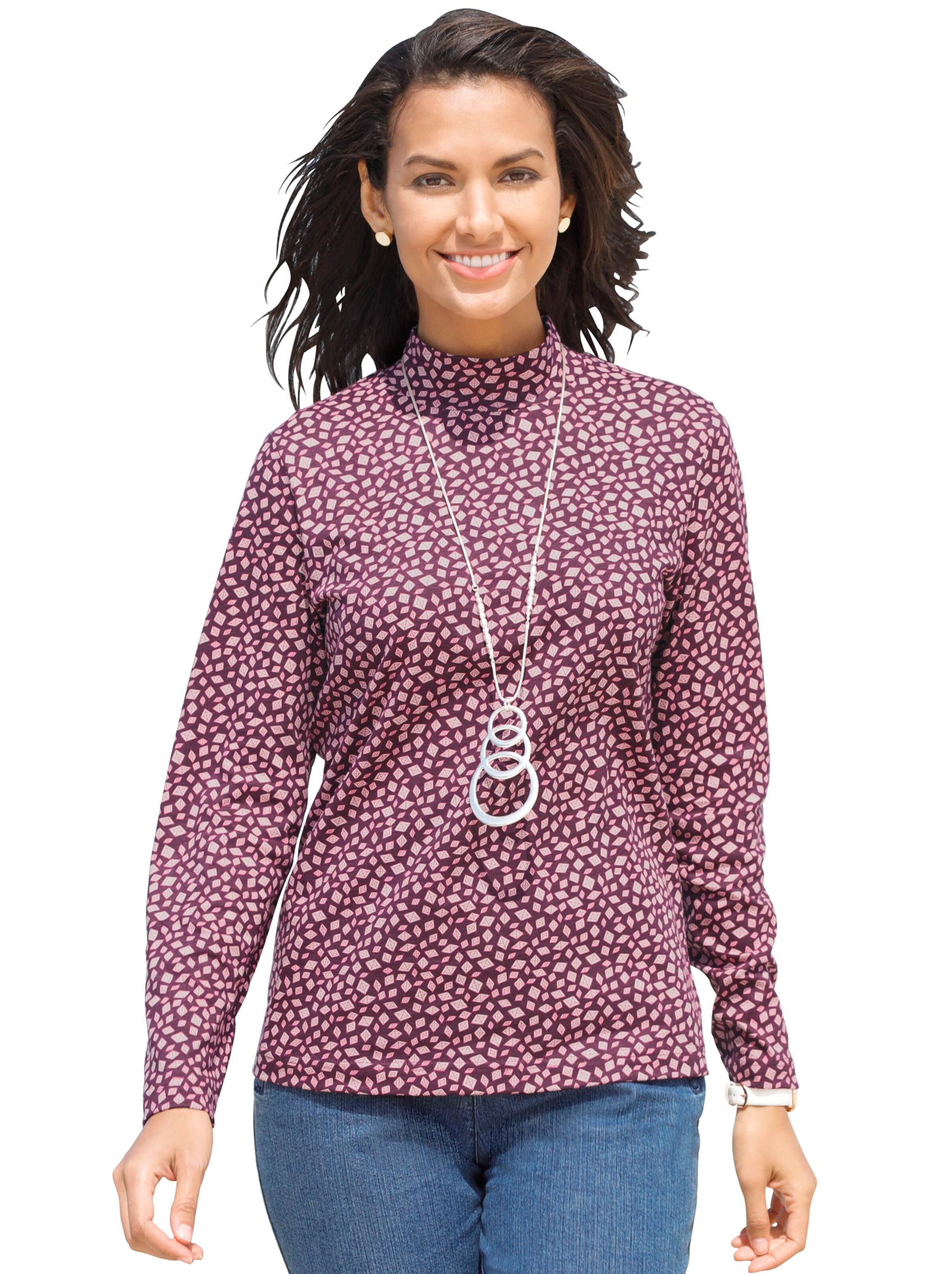 Shirt - beere-bedruckt