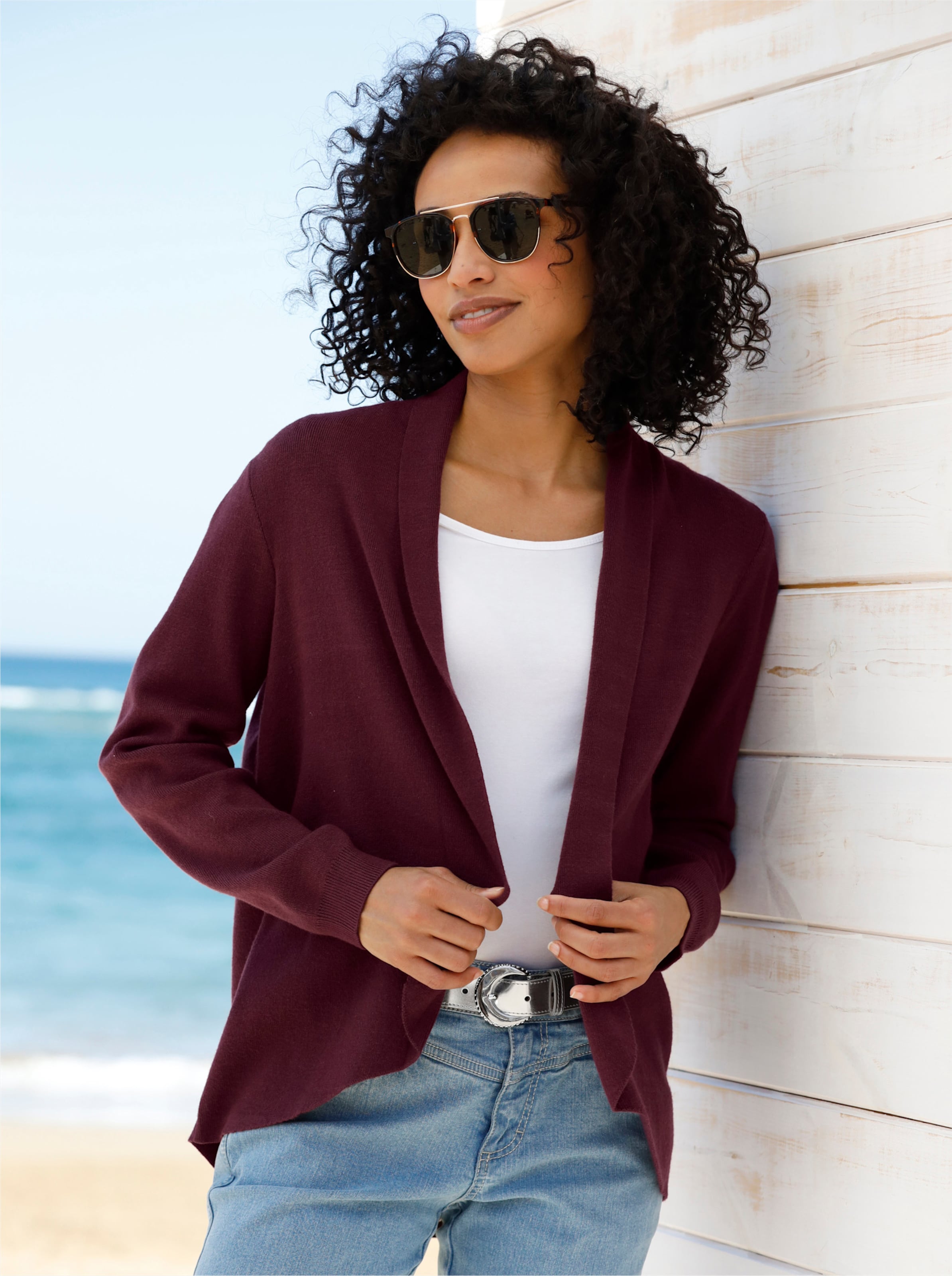 Feinstrickjacke