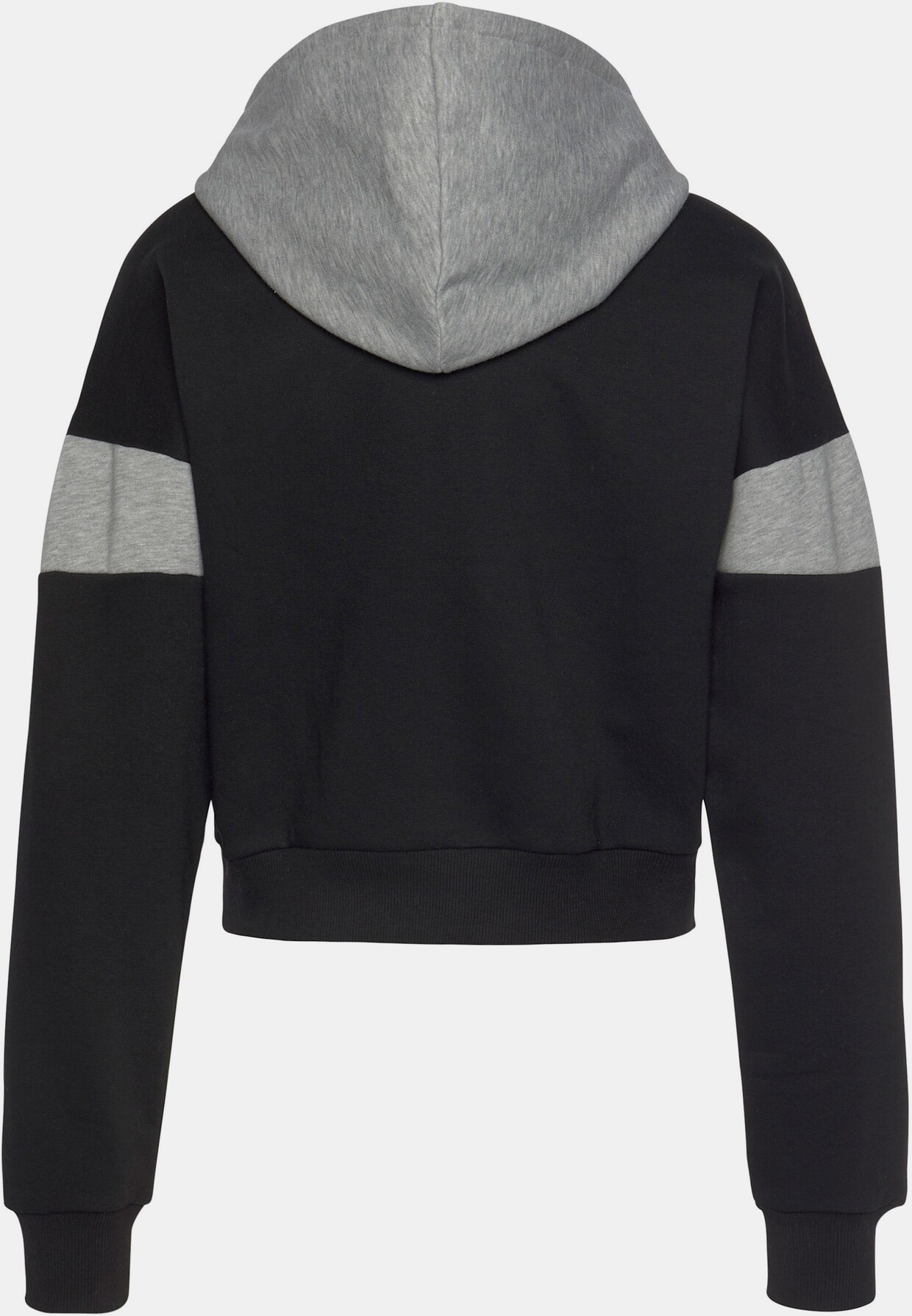 Bench. Hoodie - grau-schwarz