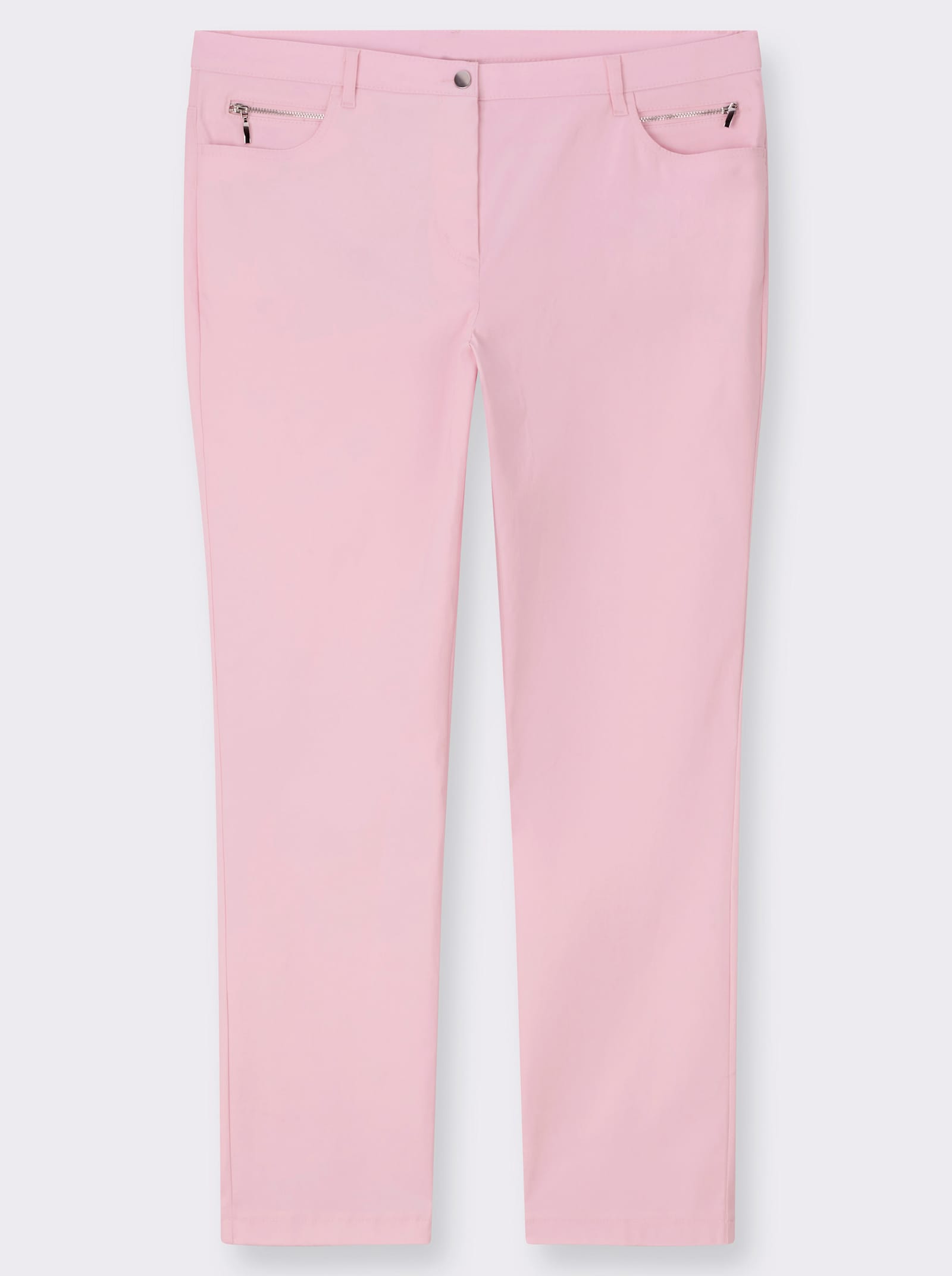 Stehmann Comfort line Stretch-Hose mit Zier-Taschen vorne - rosé