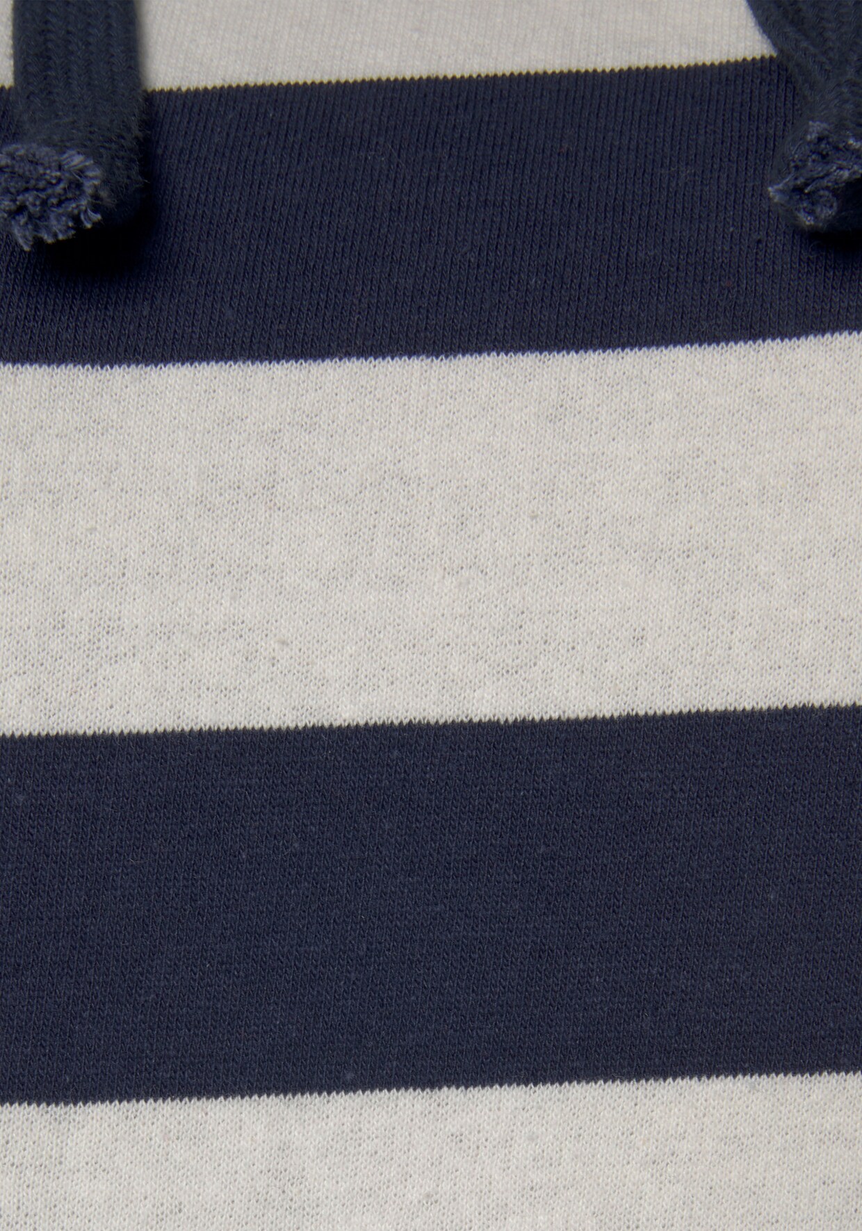 H.I.S Sweatshirt met capuchon - marine/ecru gestreept