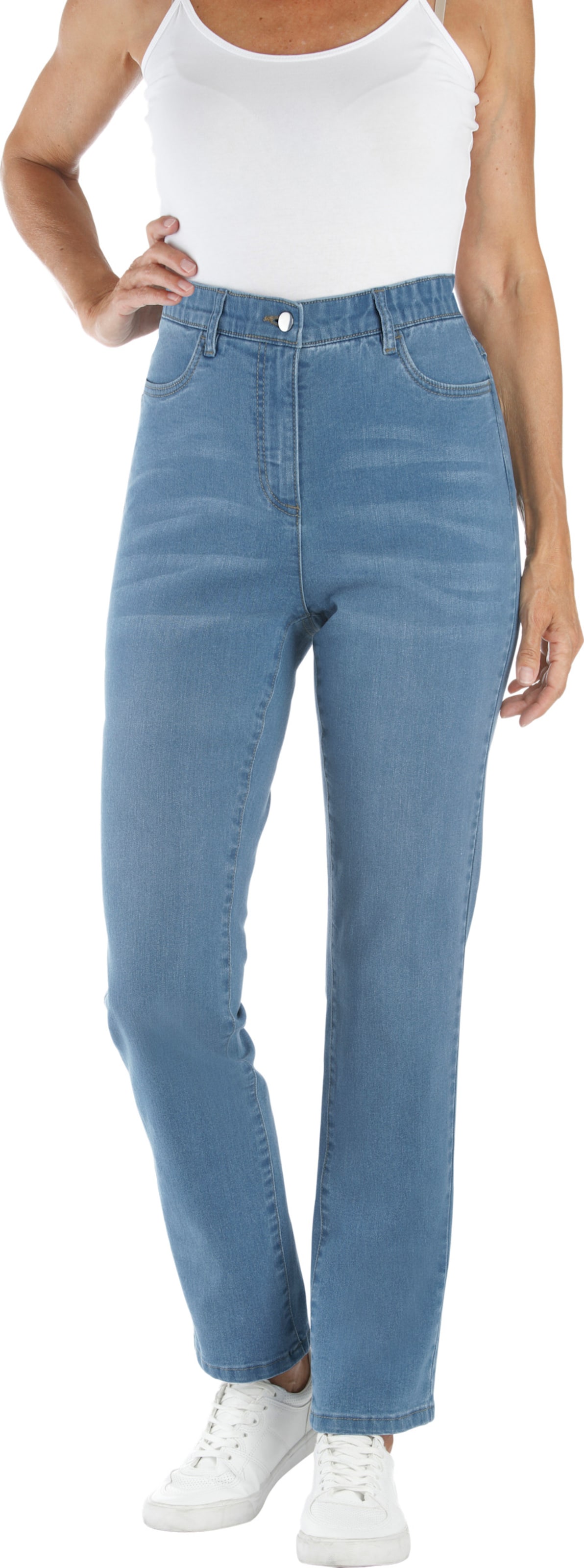 Thumbnail - High-waist-Jeans