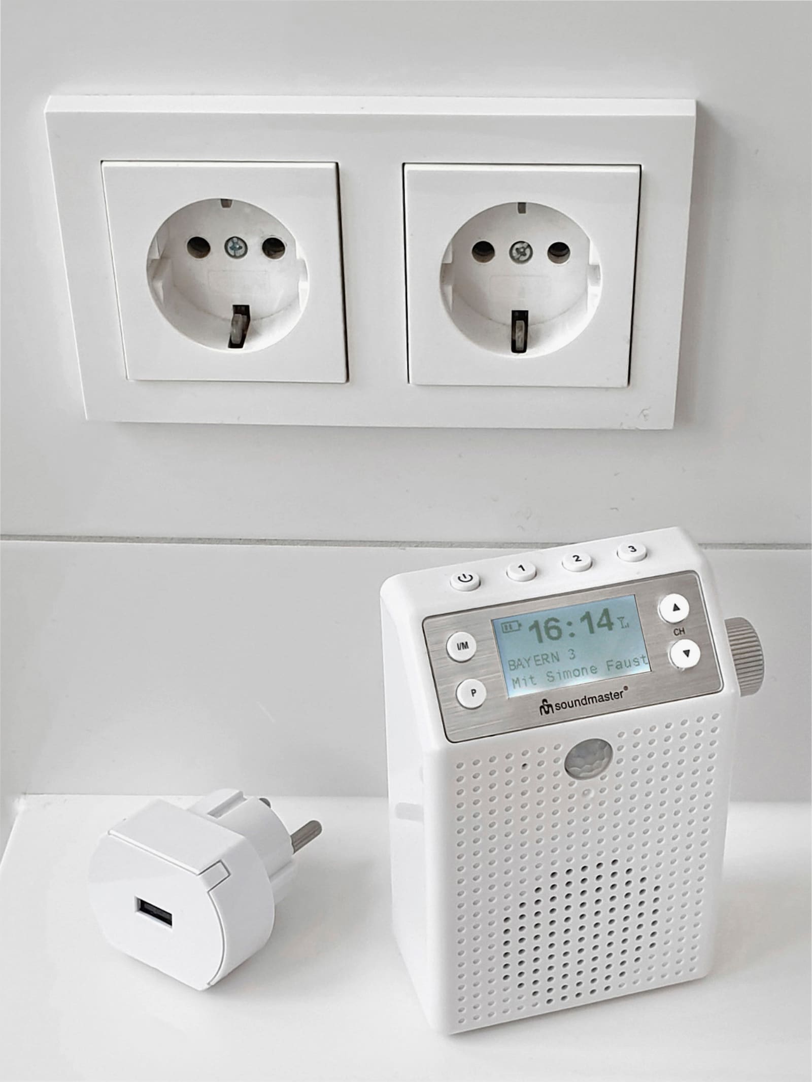 soundmaster Digitalradio (DAB+) - weiß