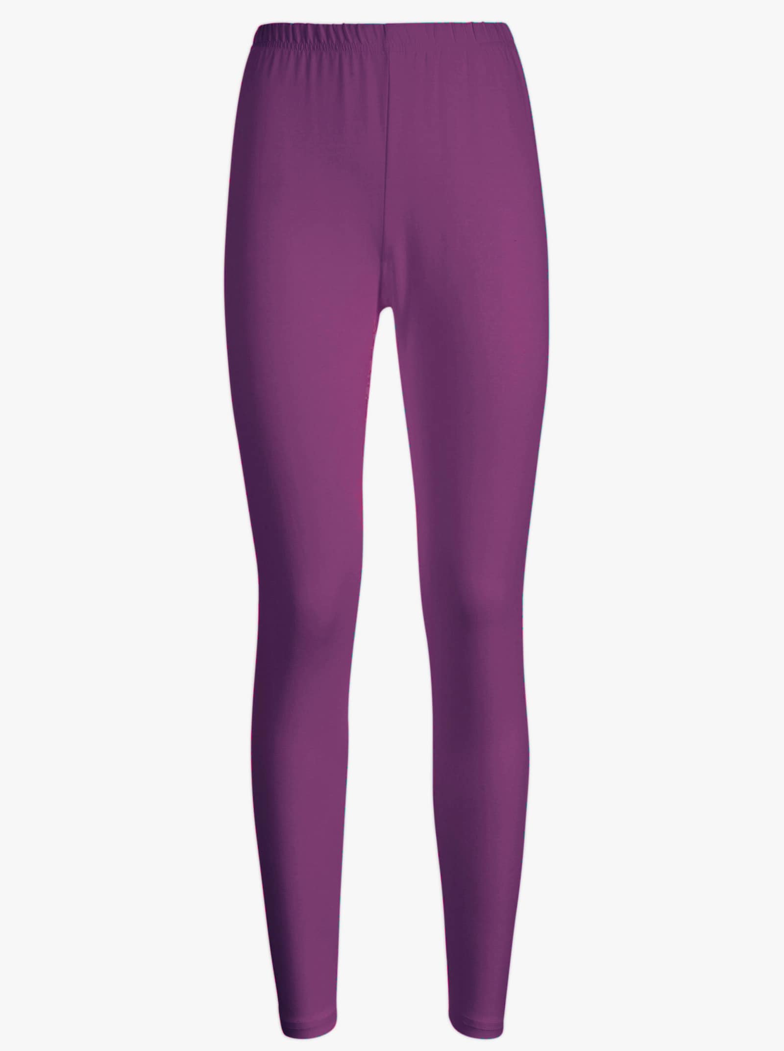 Leggings mit Rundum-Dehnbund - beere