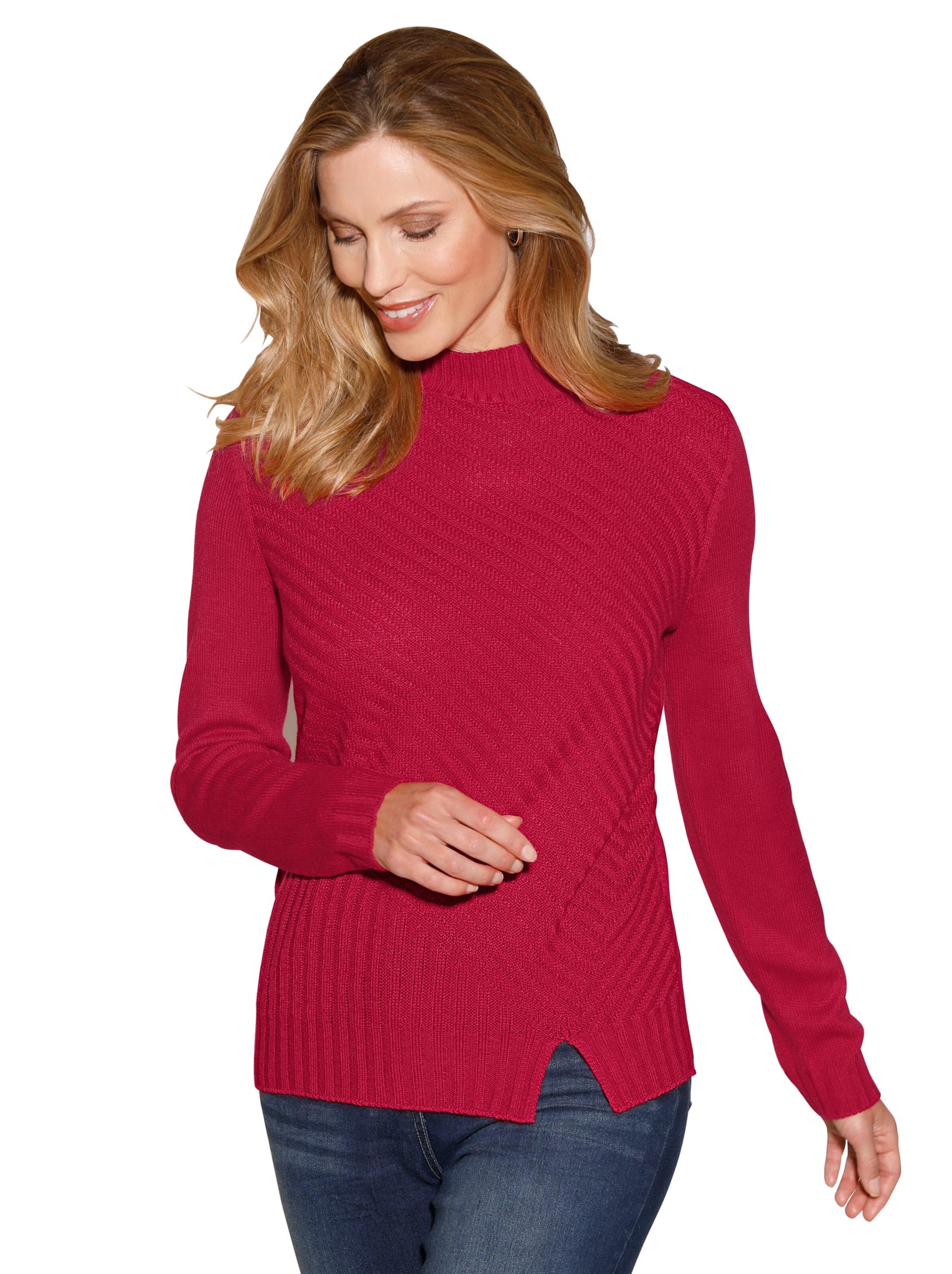 Pullover - dunkelrot