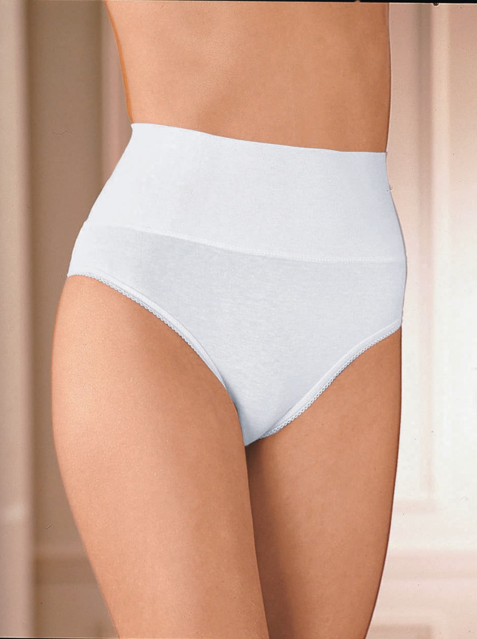 Nohavičky, šir. gumený pás - biela