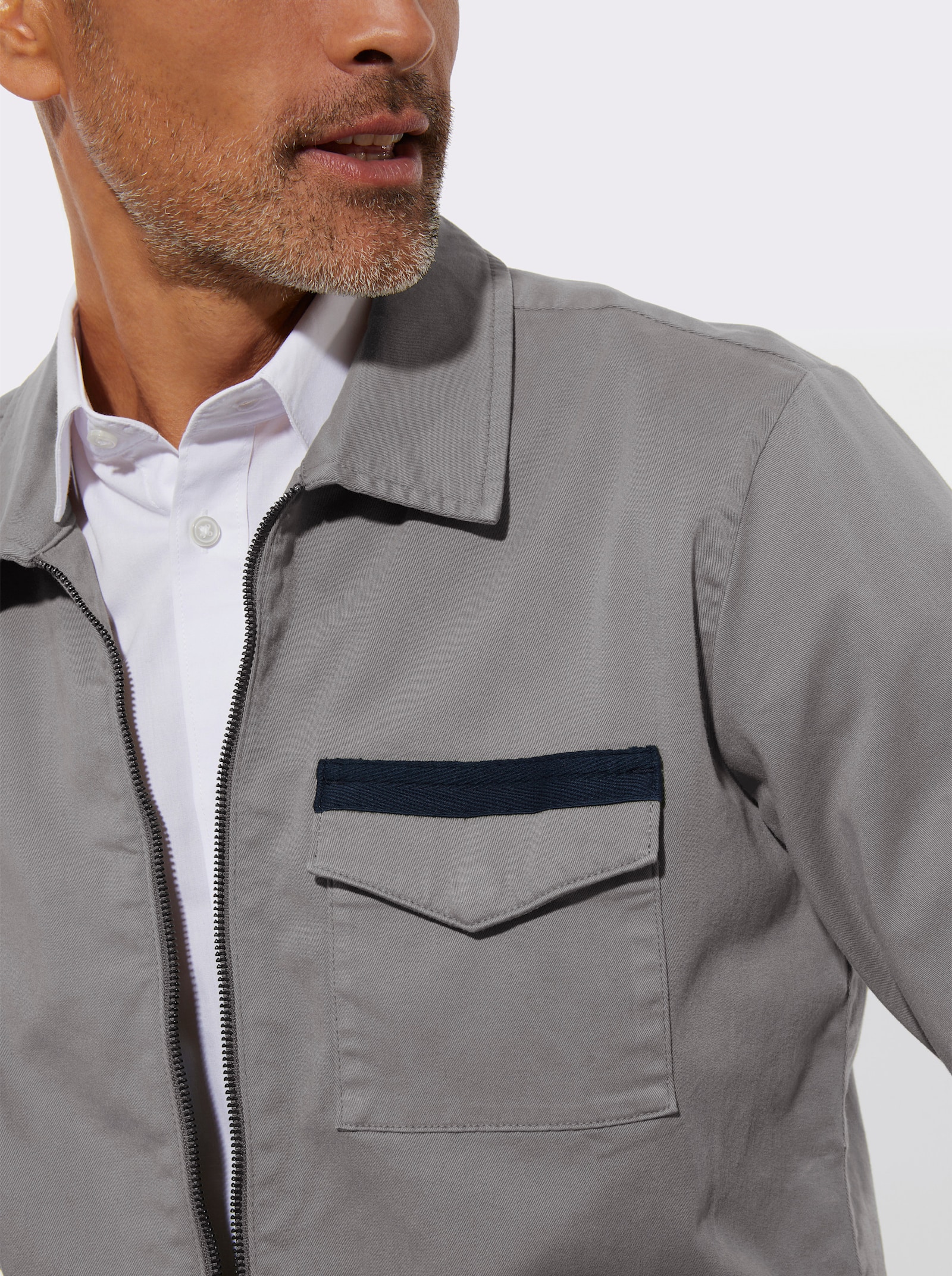 Bunda z kepru - šedá