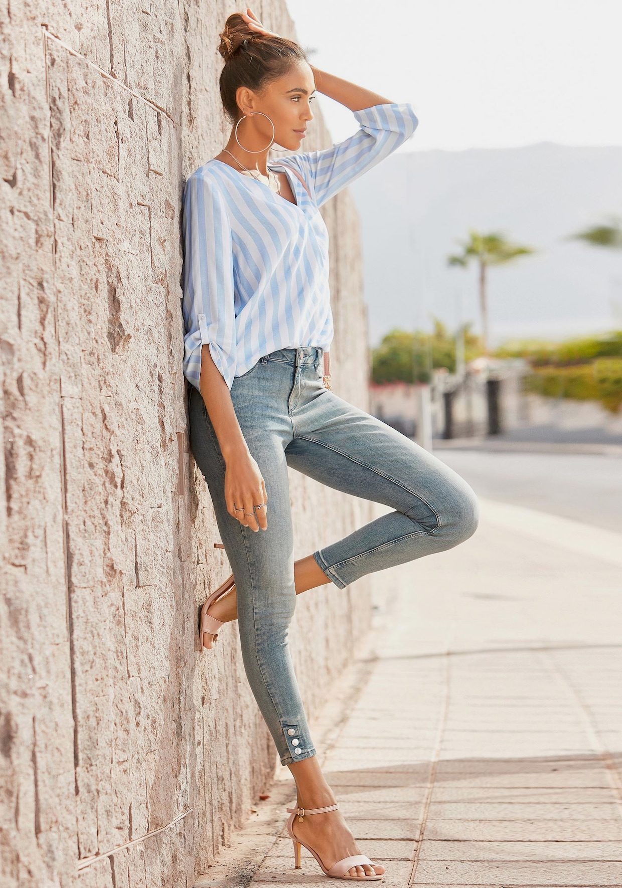 LASCANA Jeggings - light-blue-washed