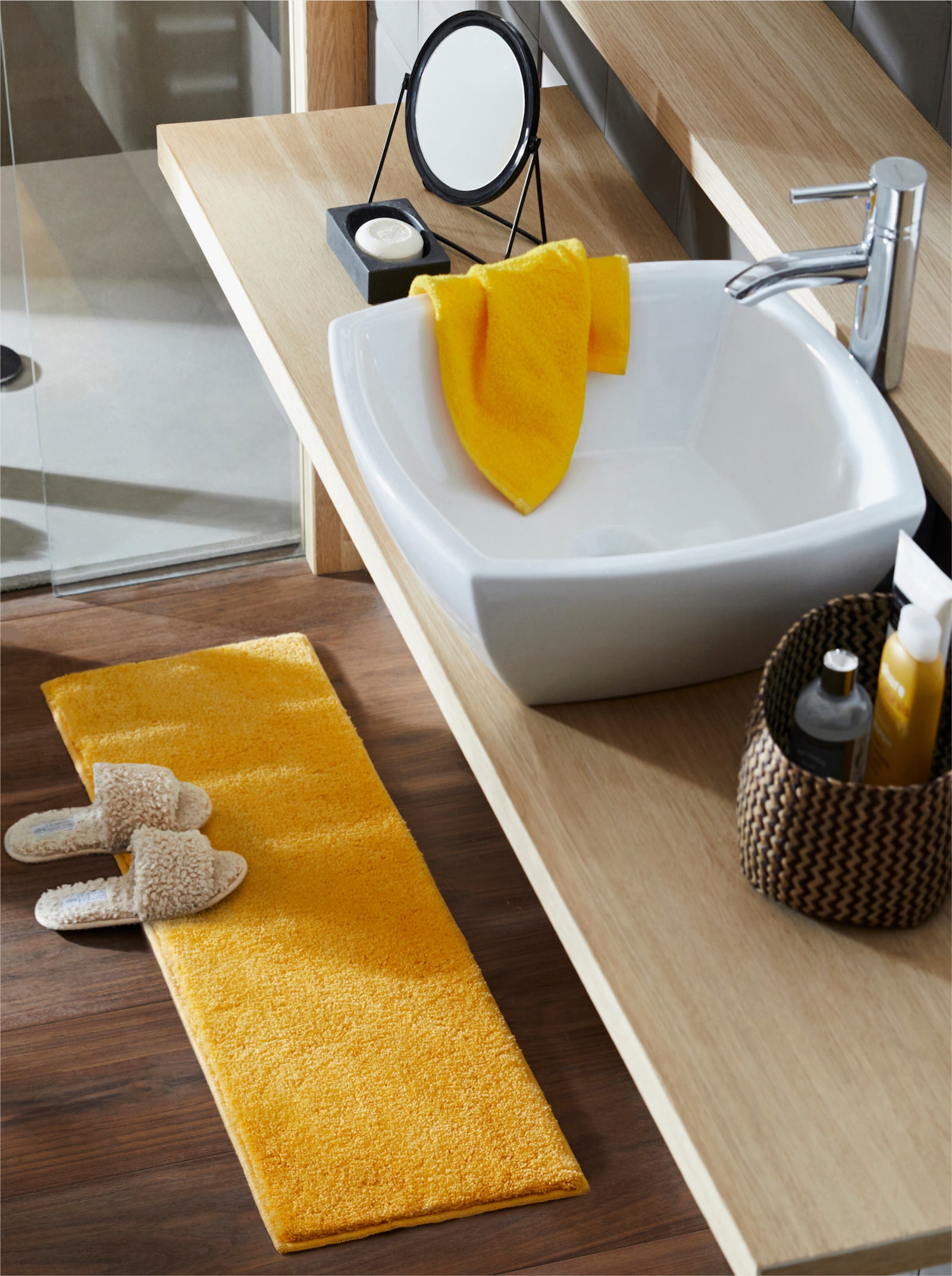 Grund Badematte - gelb