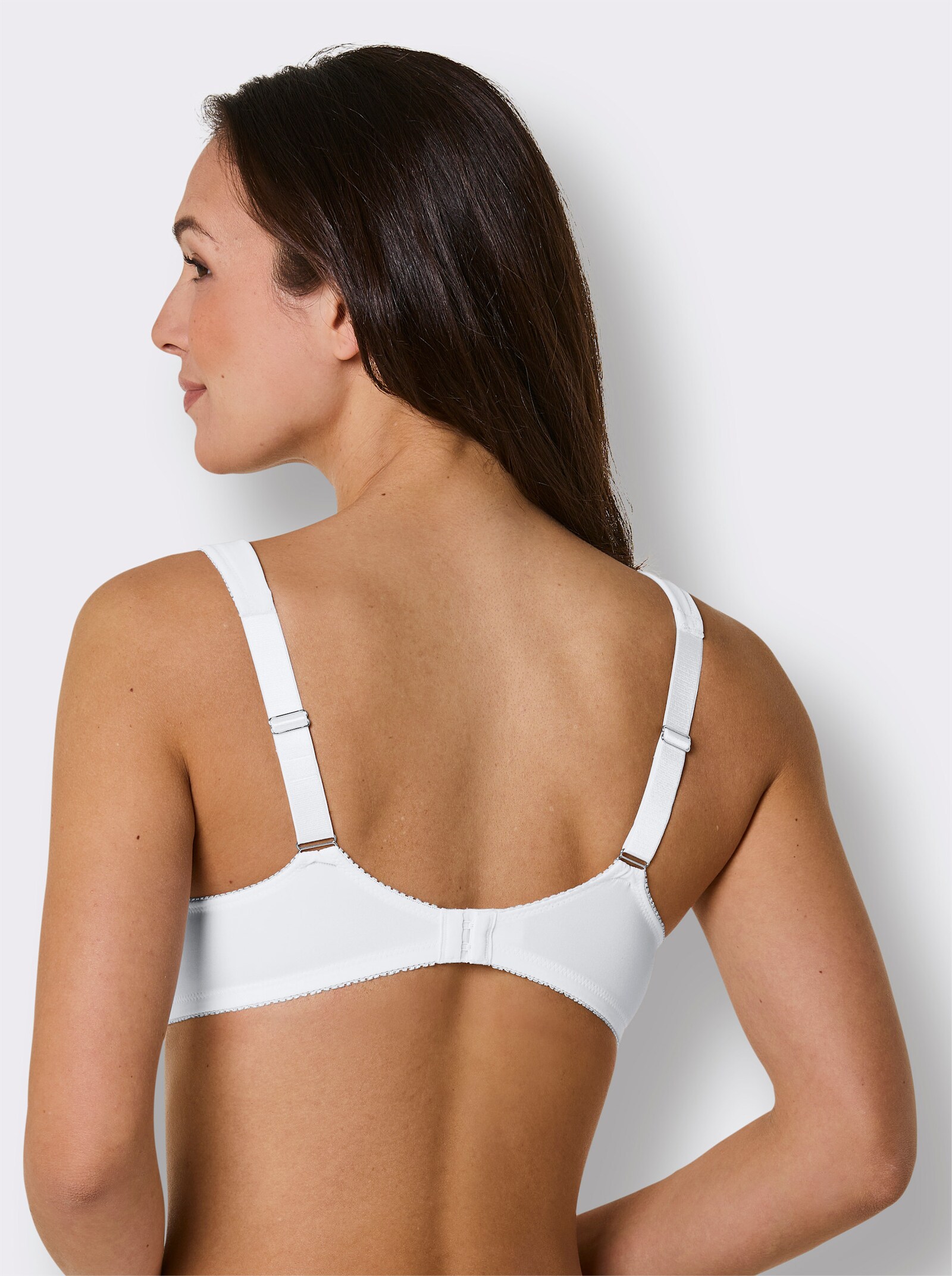 wäschepur Entlastungs-BH mit Bügel und verstellbaren Komfortträgern - weiß