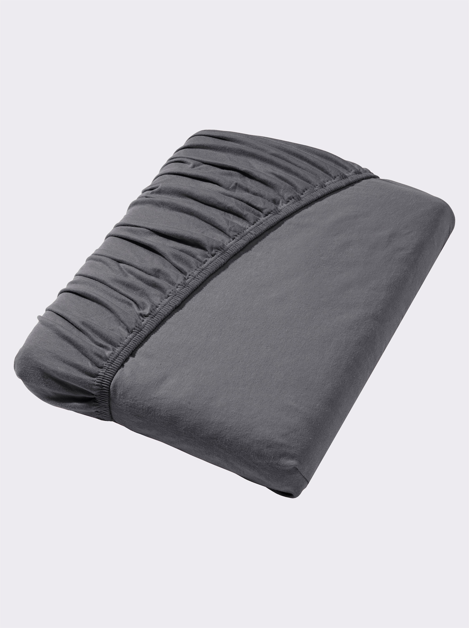 wäschepur Spannbetttuch - anthrazit