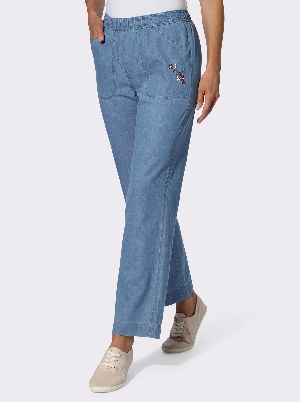 Comfortjeans - blue-bleached