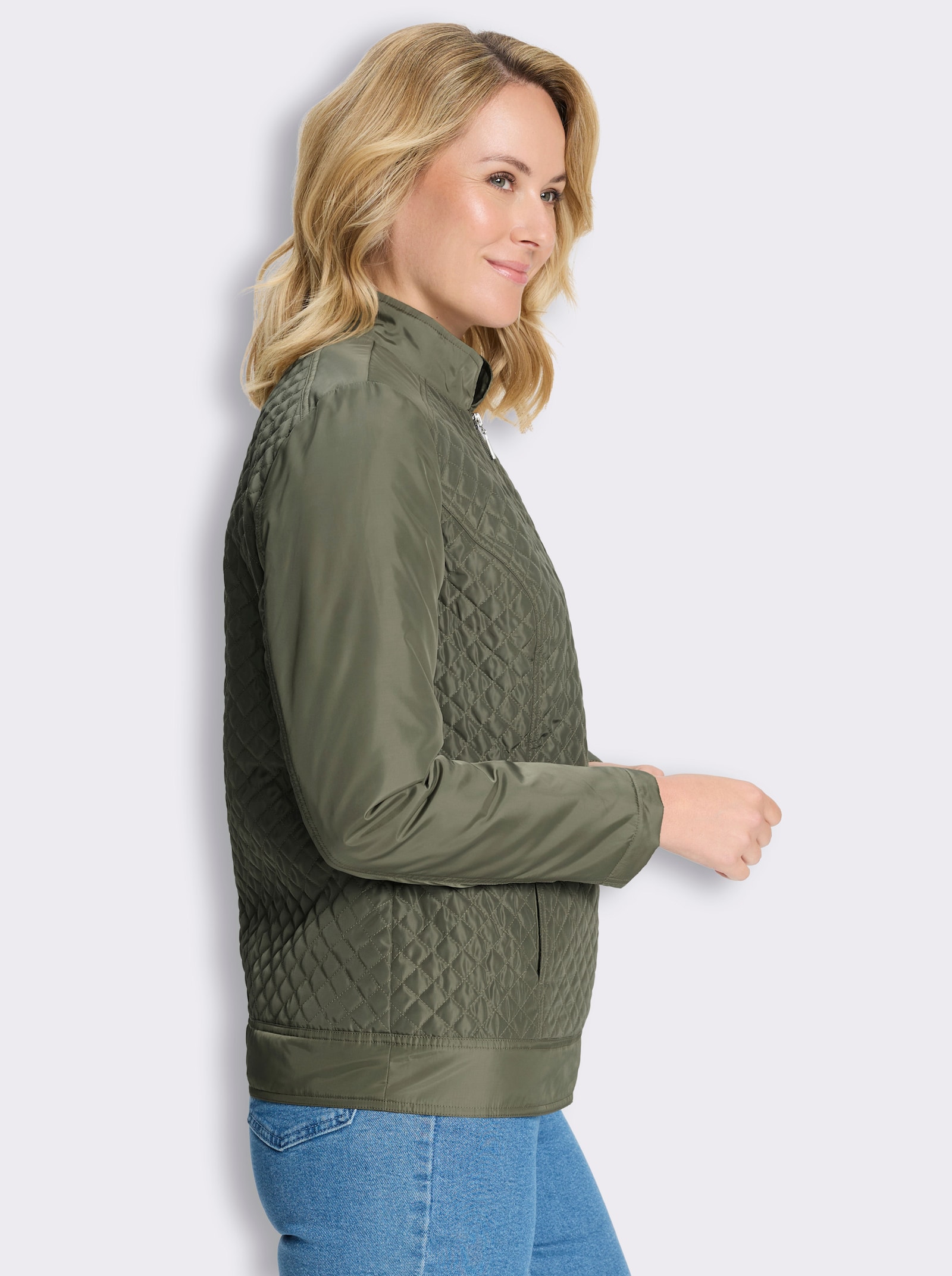 Steppjacke für die Übergangszeit - khaki