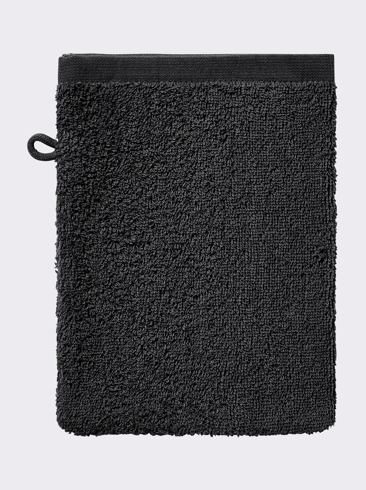 wäschepur Handdoek - zwart