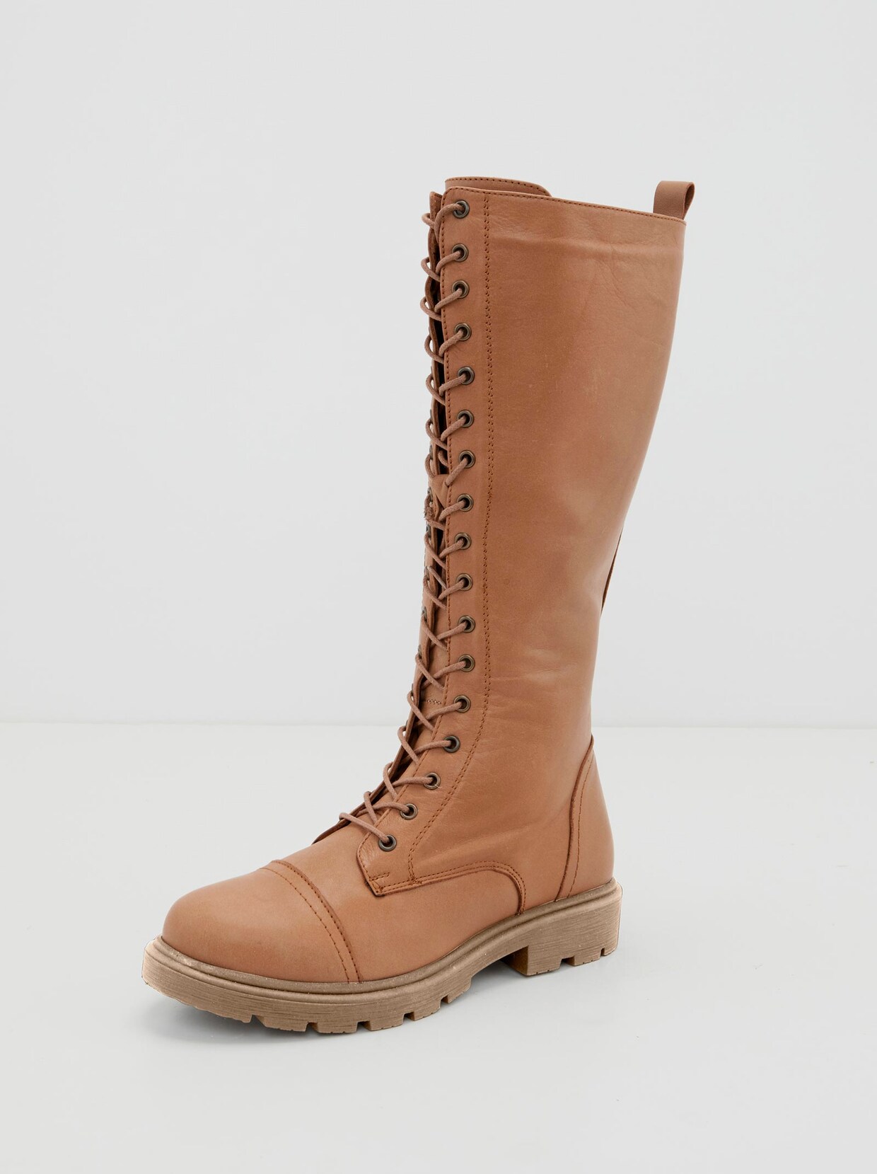 Andrea Conti Schnürstiefel - camel