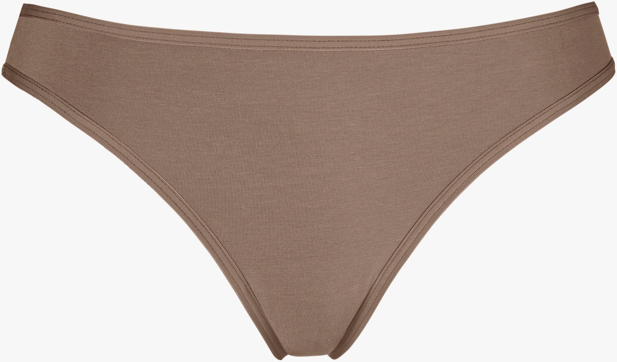 LASCANA String - couleur ivoire, nougat, beige, noir