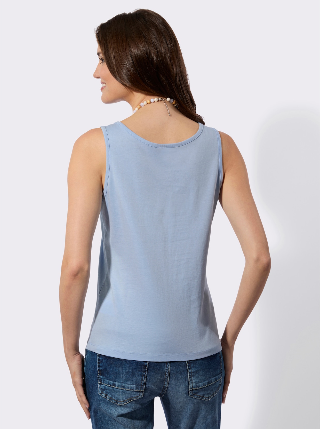Shirttop - eisblau