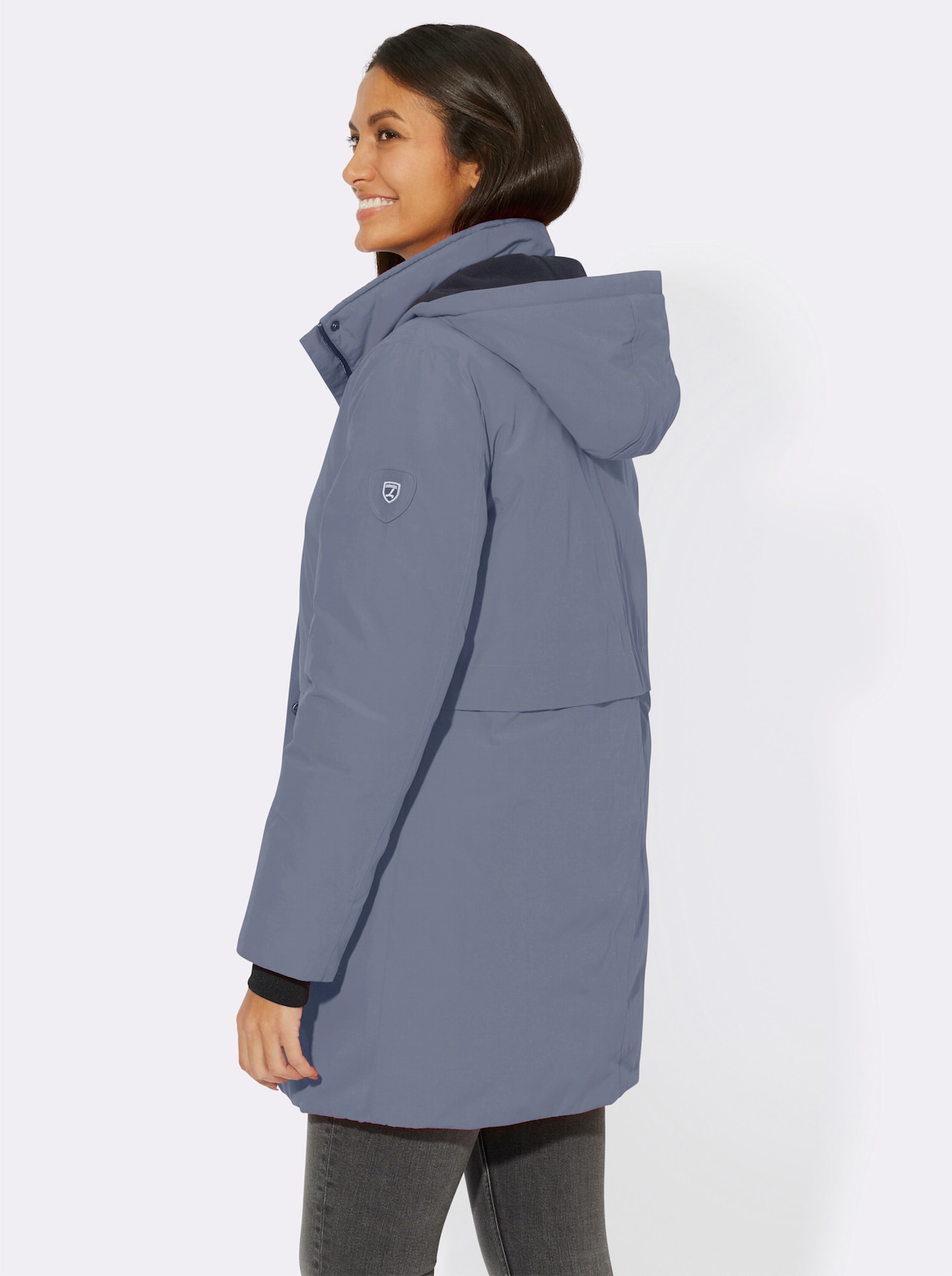 Jacke - rauchblau