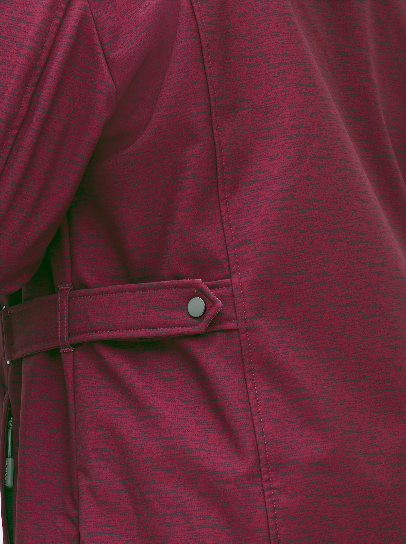 Softshelljacke gefüttert, wasserabweisend - himbeer-meliert