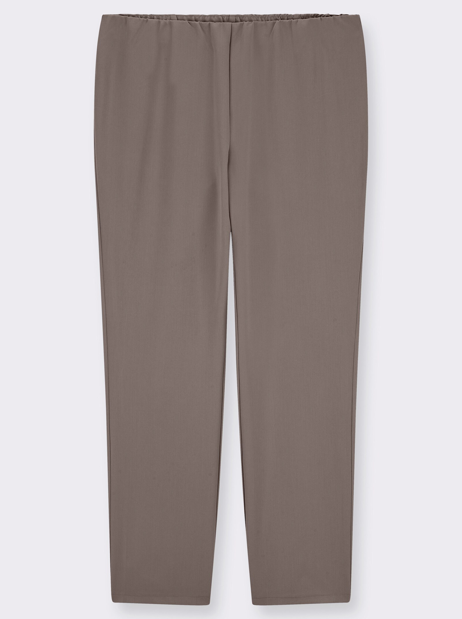 Stretch-Hose mit innenliegendem Dehnbund - taupe