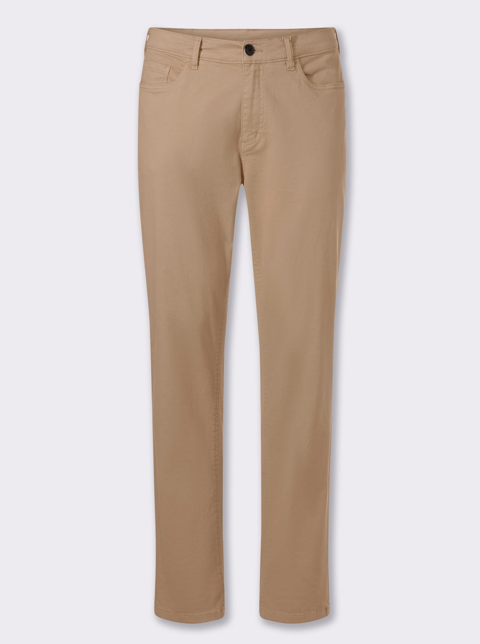 Marco Donati 5-pocketsbroek van twill - camel