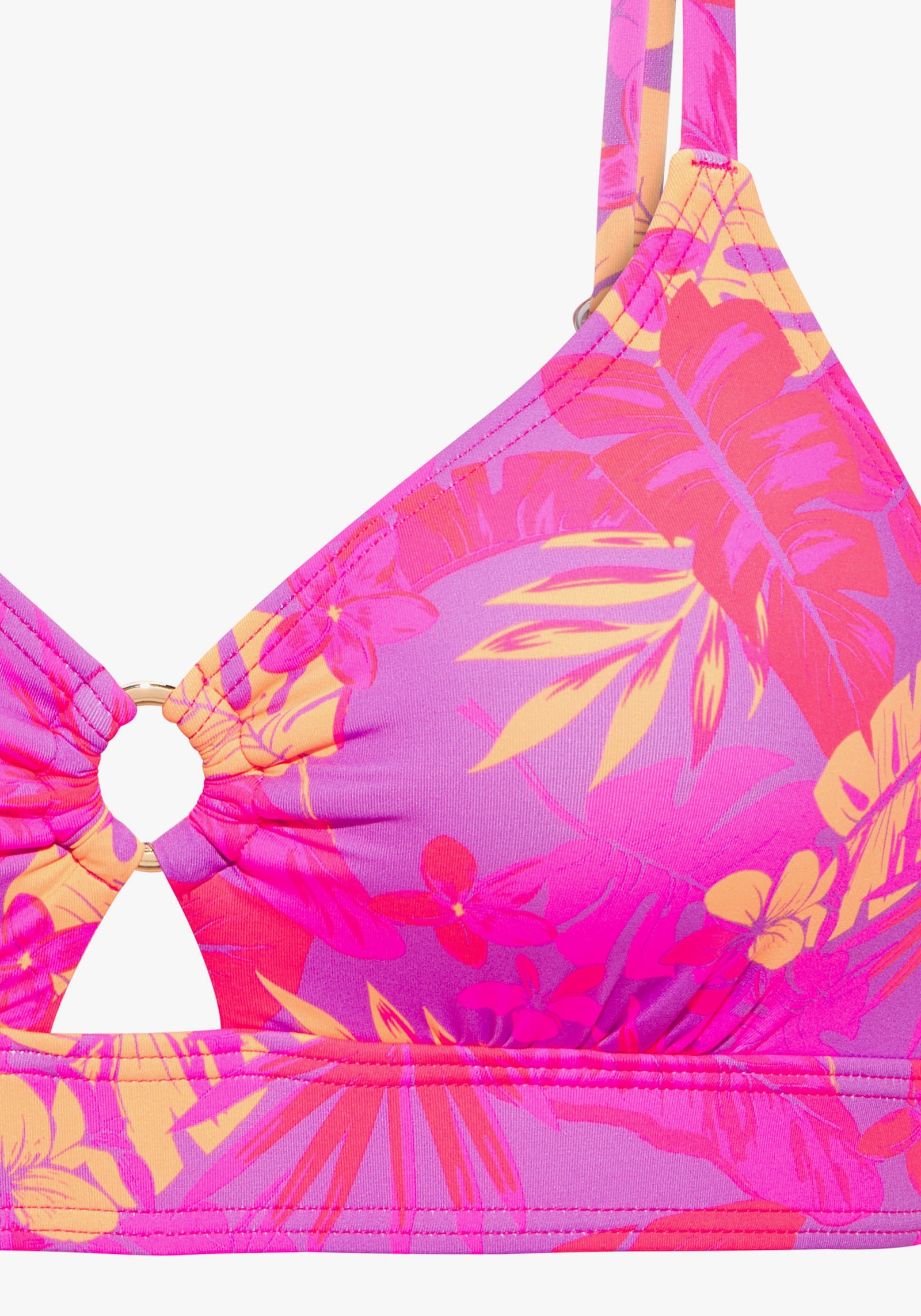 Venice Beach Bustier-Bikini-Top - flieder-pink