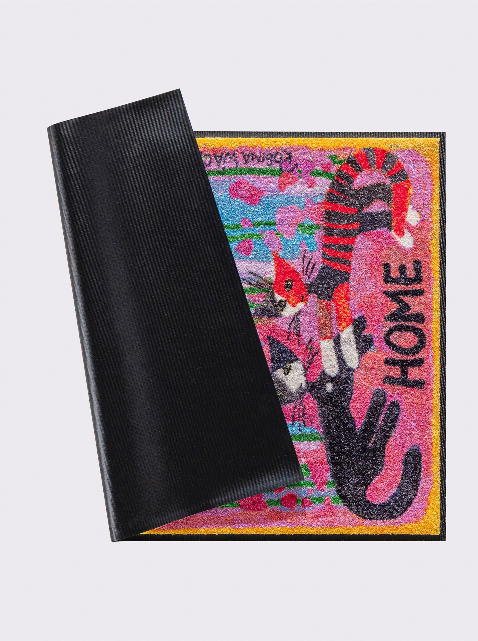 Salonloewe Voetmat - geel/rood