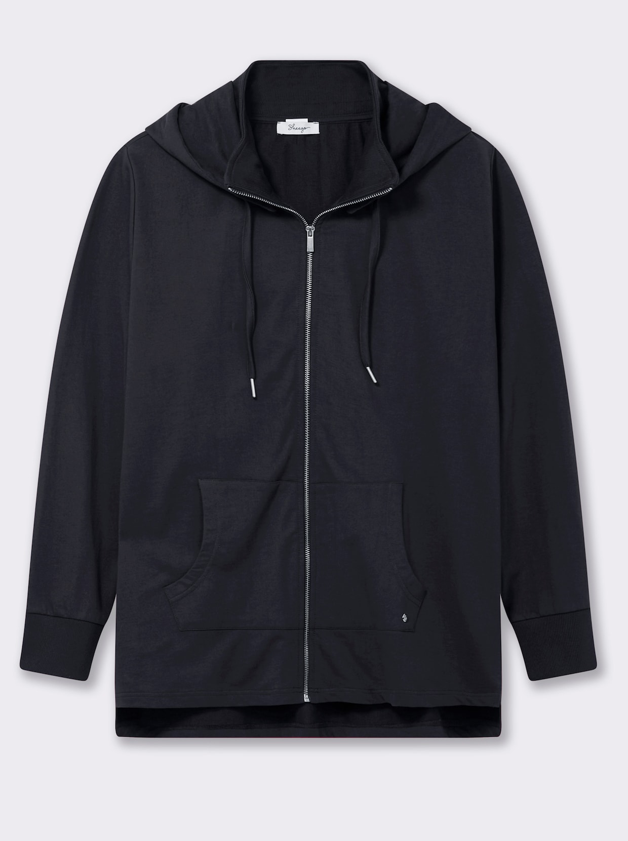 sheego Sweatjacke - tiefblau