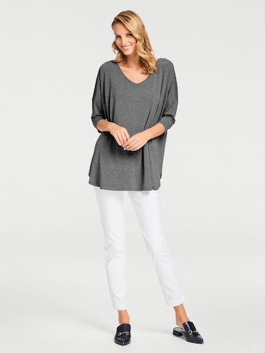 heine Oversized shirt - grijs gemêleerd