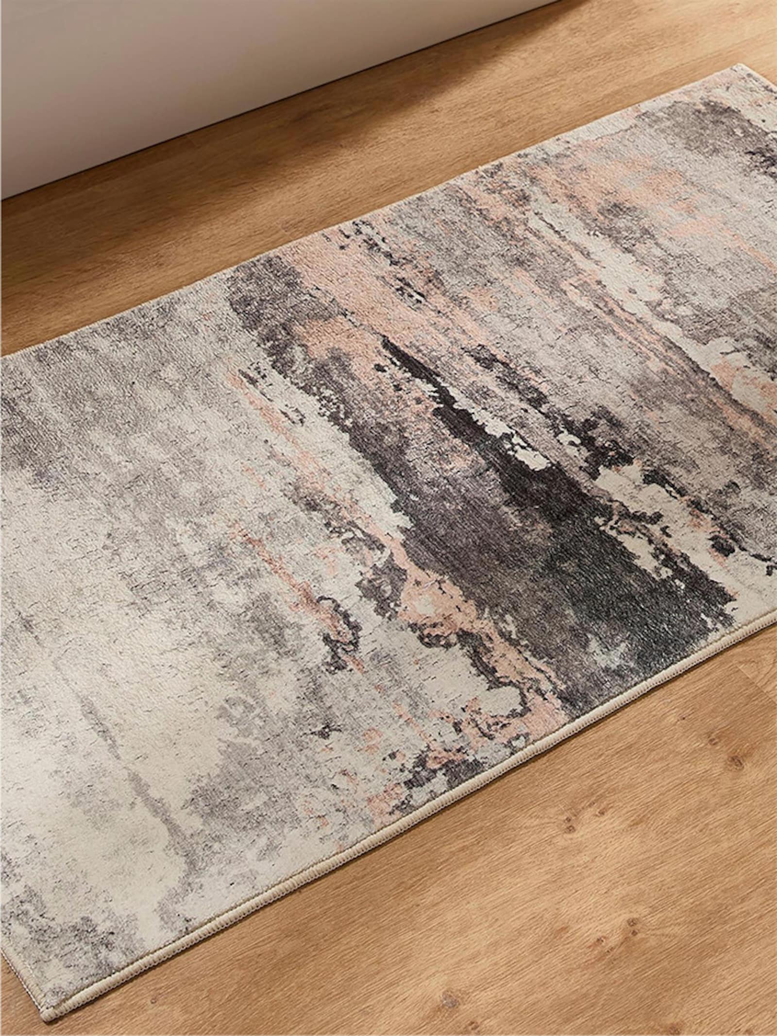 Theko Badematte - rosa-bunt