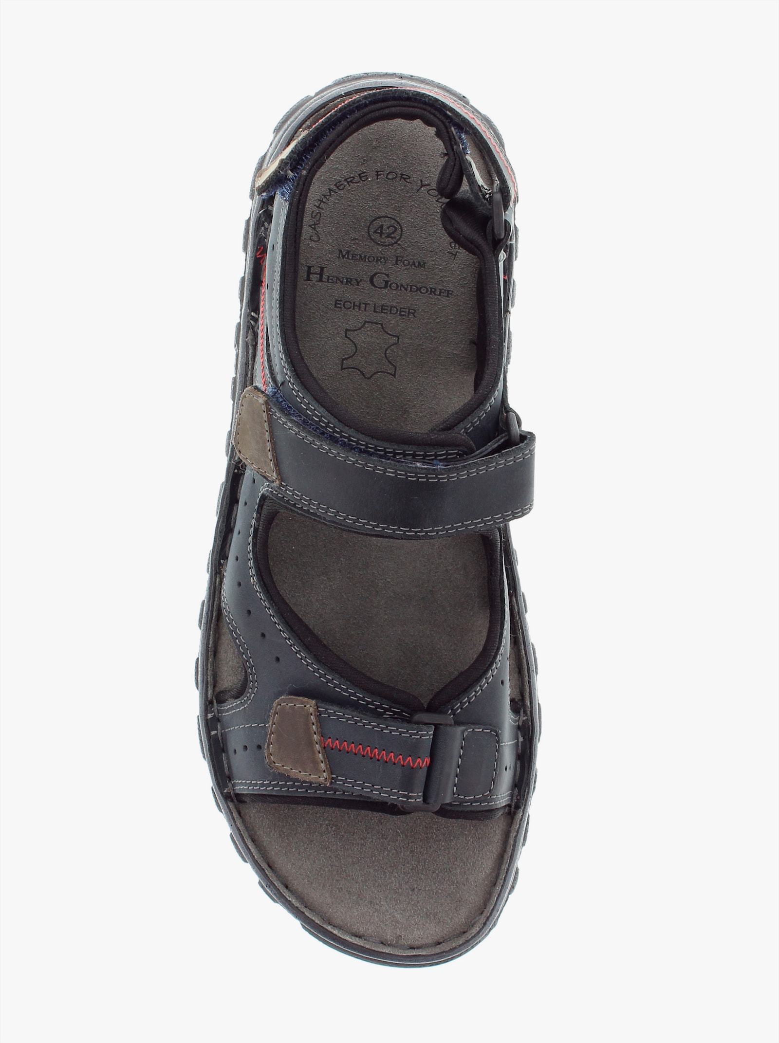 Reflexan Sandale mit kontrastfarbigen Details - marine