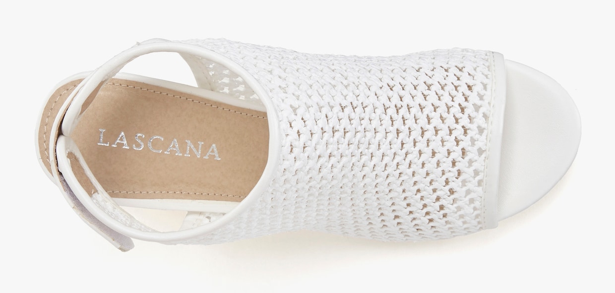 LASCANA Sandalette - weiß