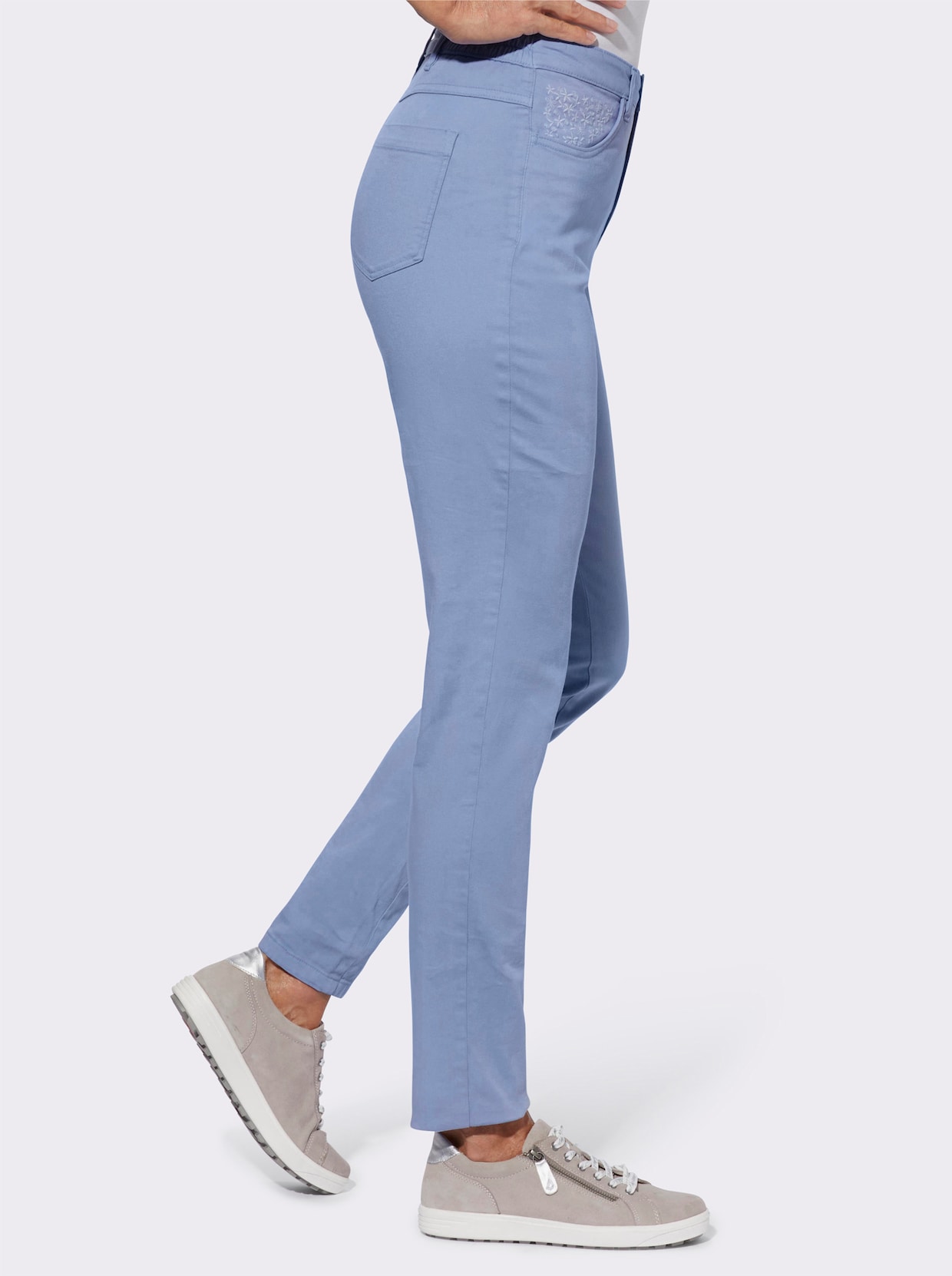 Stretch-Hose - bleu