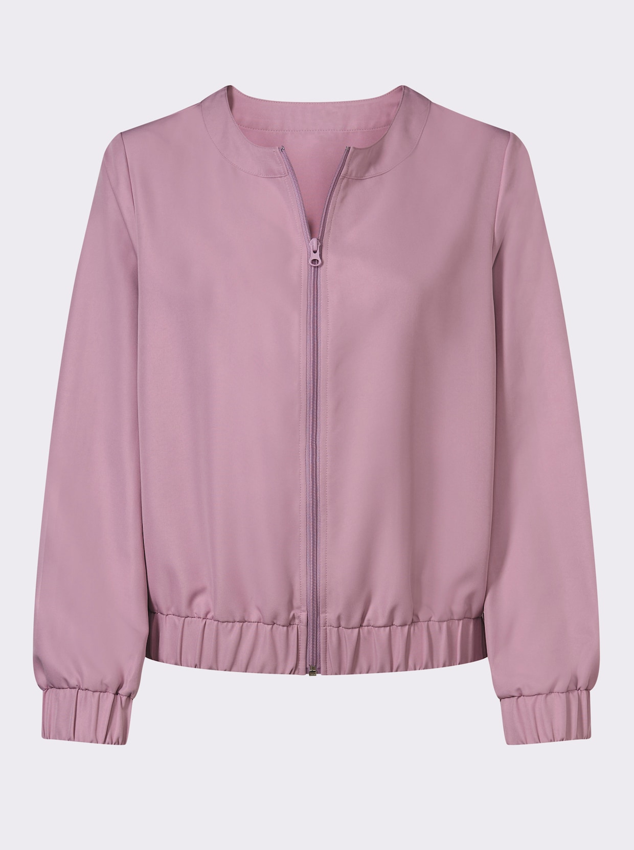 Blousonjacke mit Reißverschluss - mauve