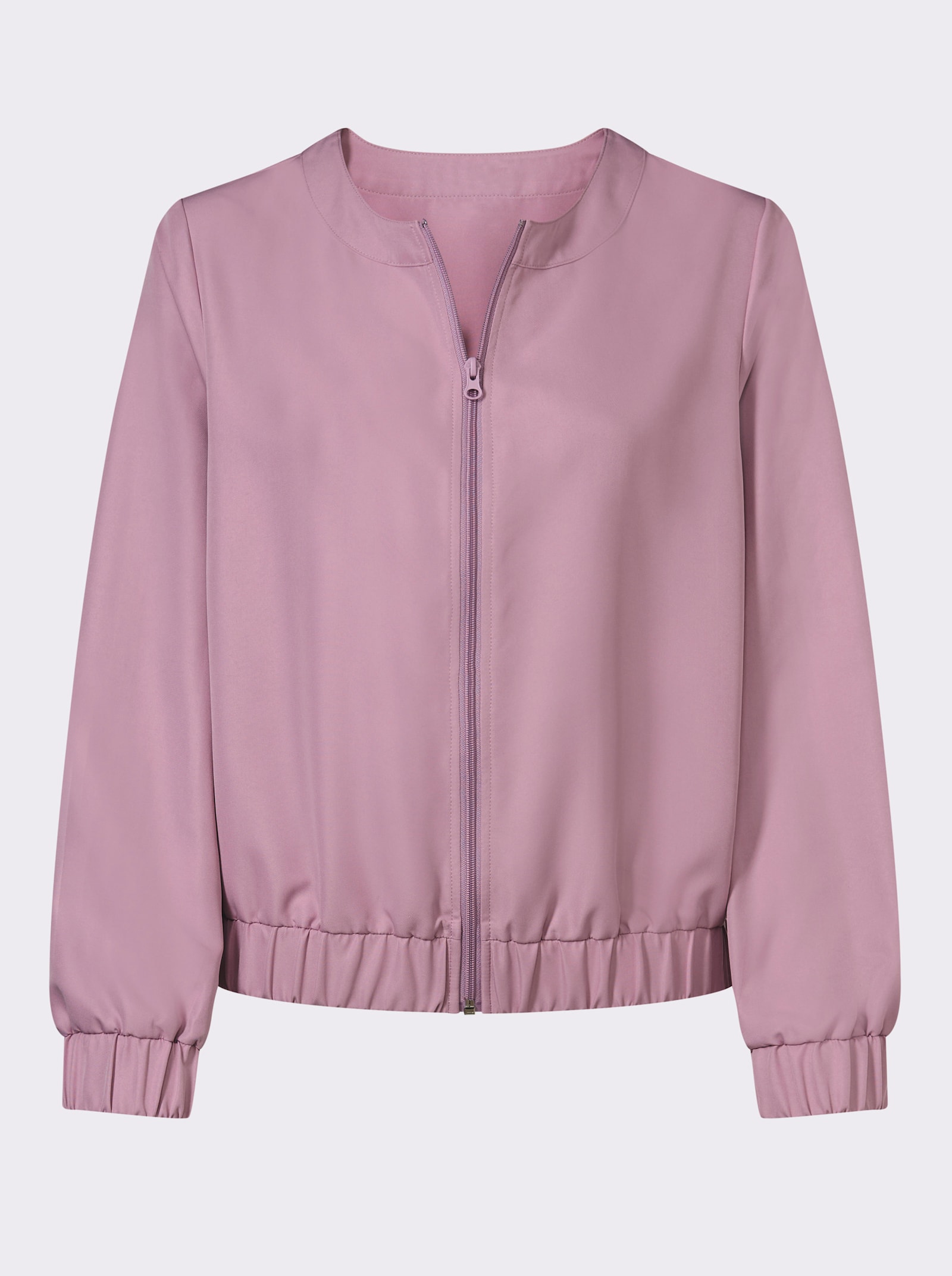 Blousonjacke mit Reißverschluss - mauve