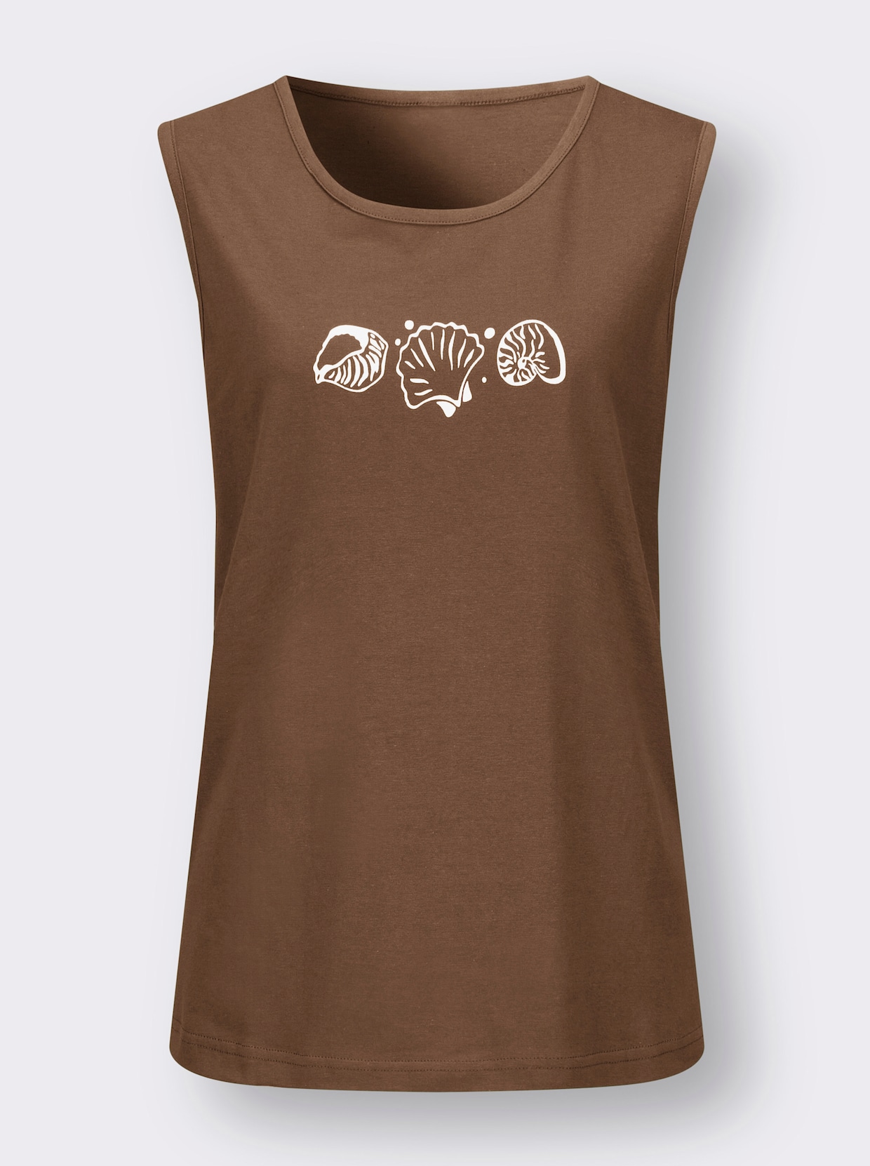 Shirttop - bruin