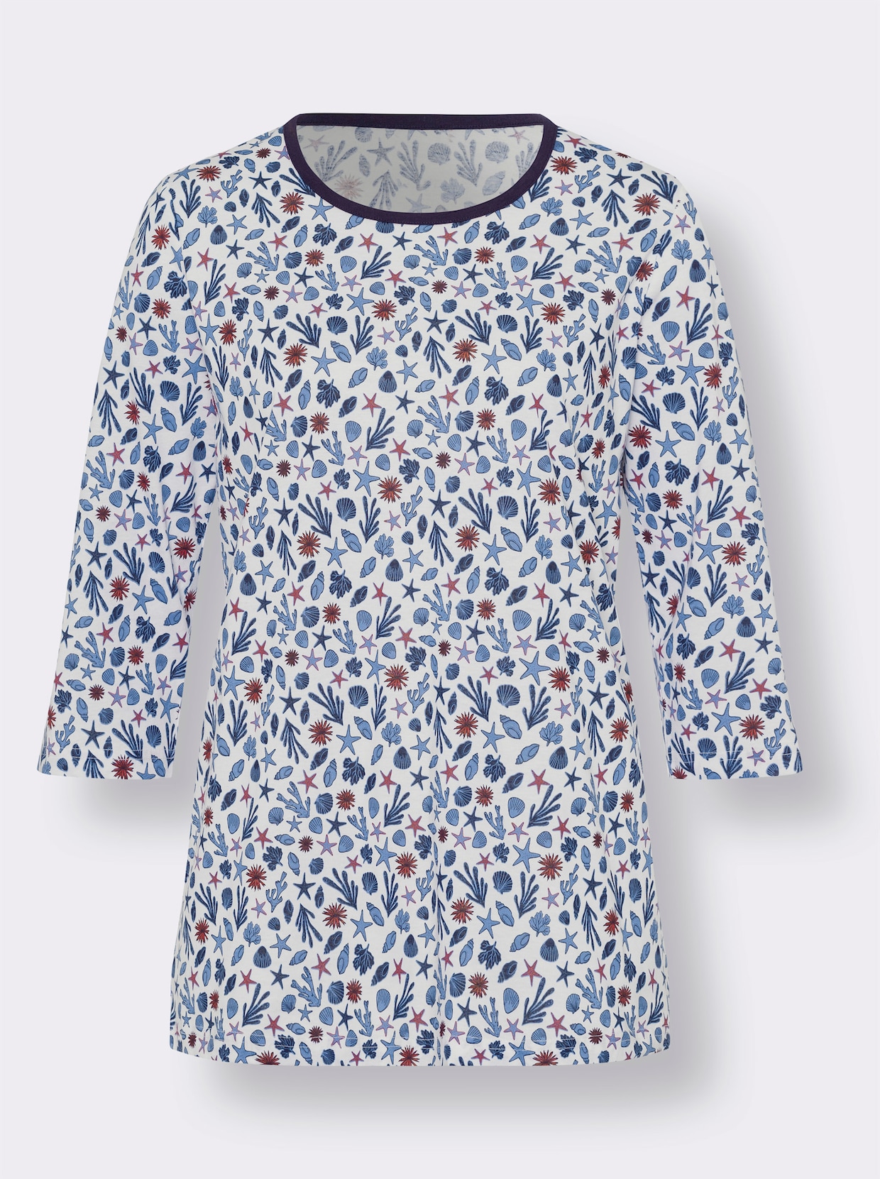 Pyjama - marine/rood geprint