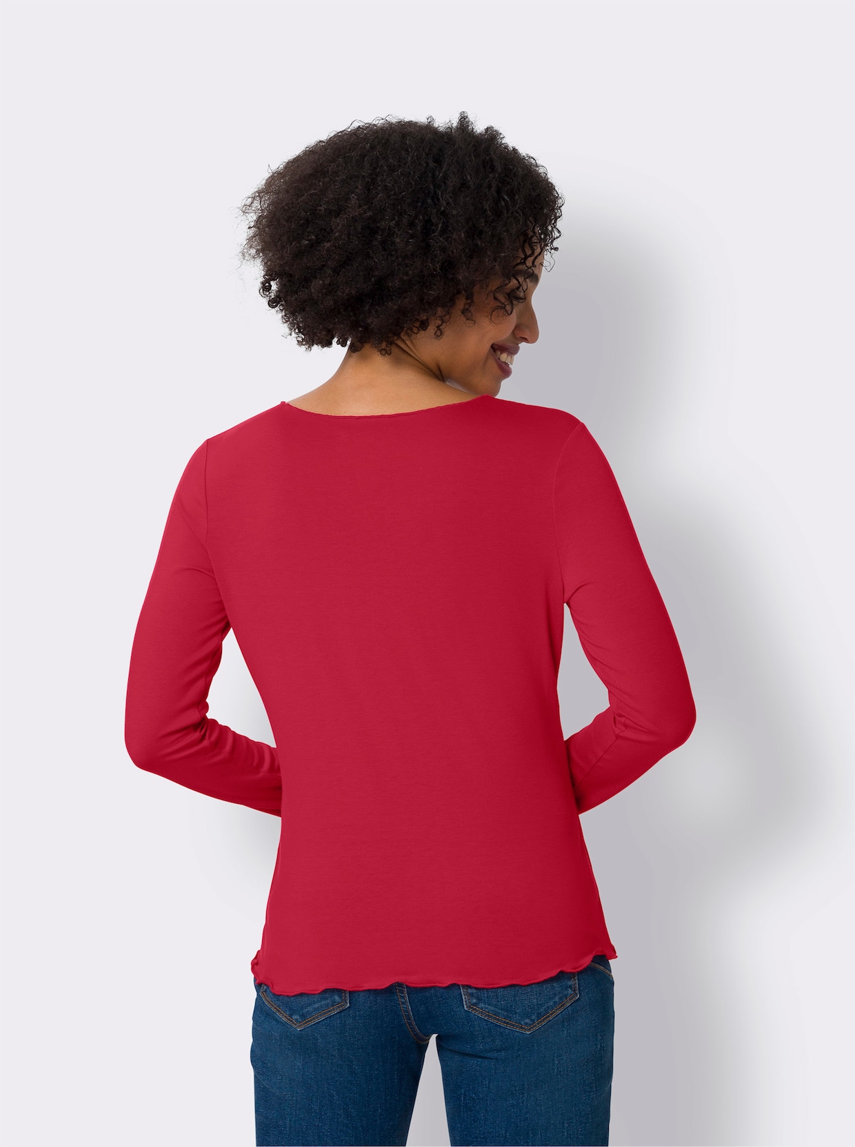 heine Shirtset - rood/ecru
