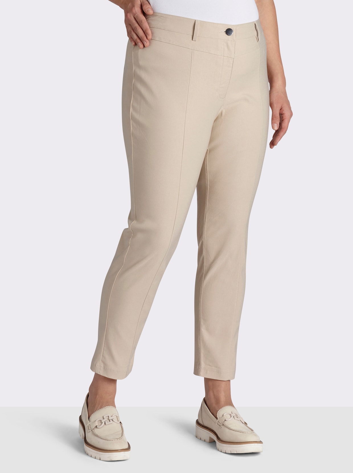 Bengalinhose mit aufgesetzten Gesäßtaschen - sand