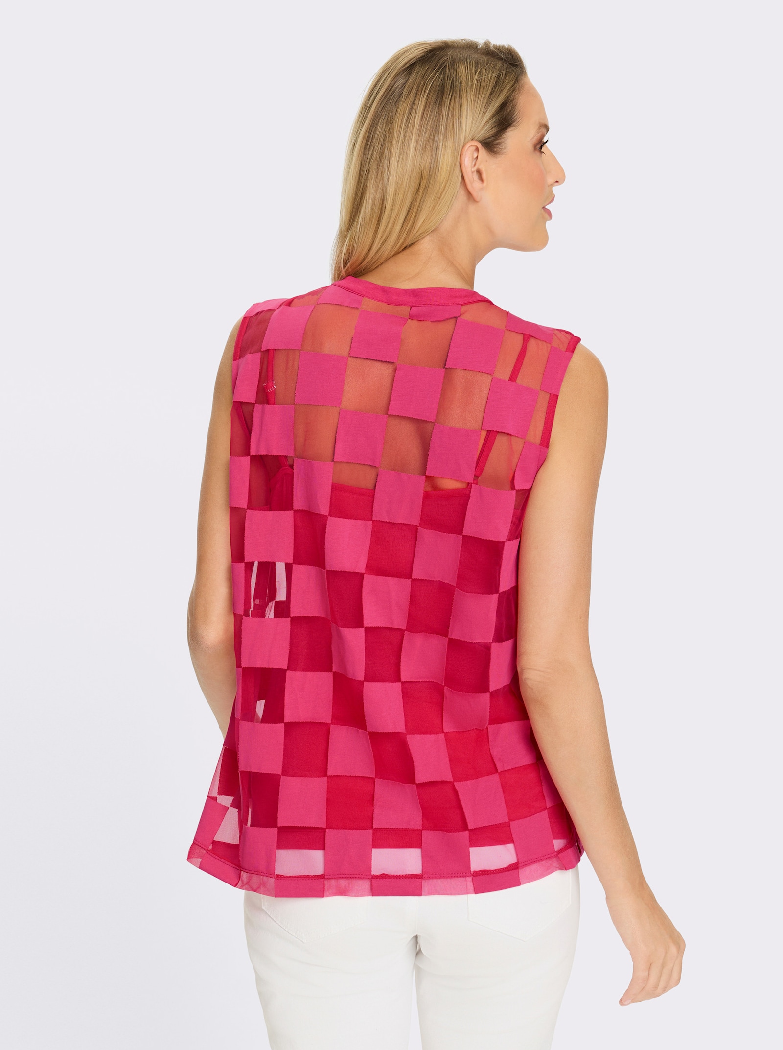 heine Shirttop in 2-in-1-Optik - pink