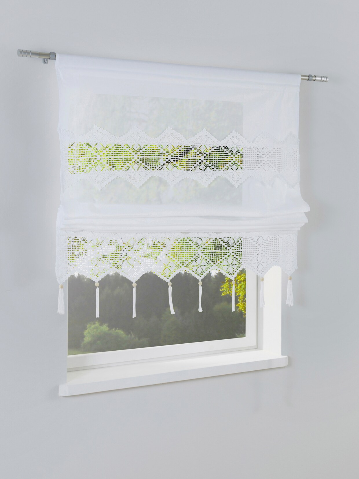 heine home Raffrollo - offwhite