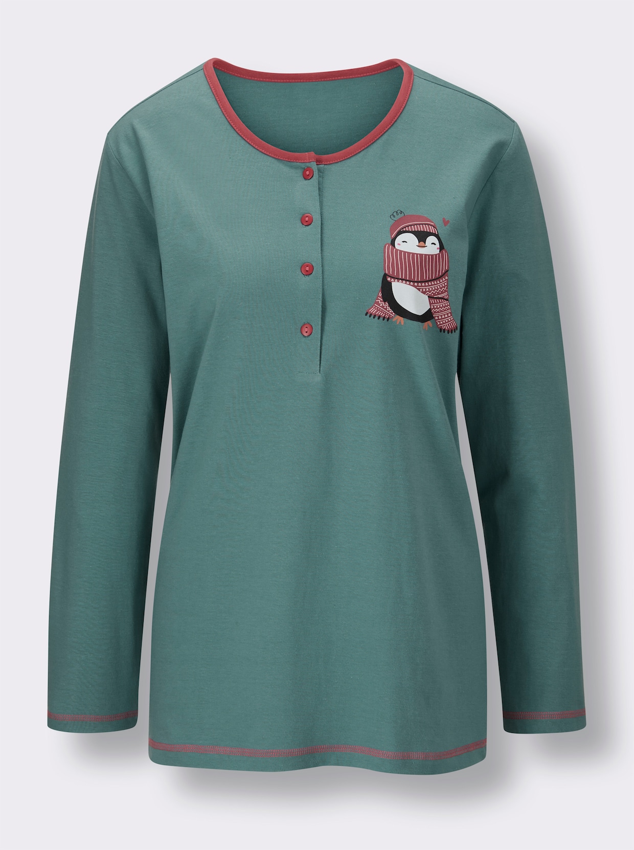 Comtessa Schlafanzug-Shirt - jade