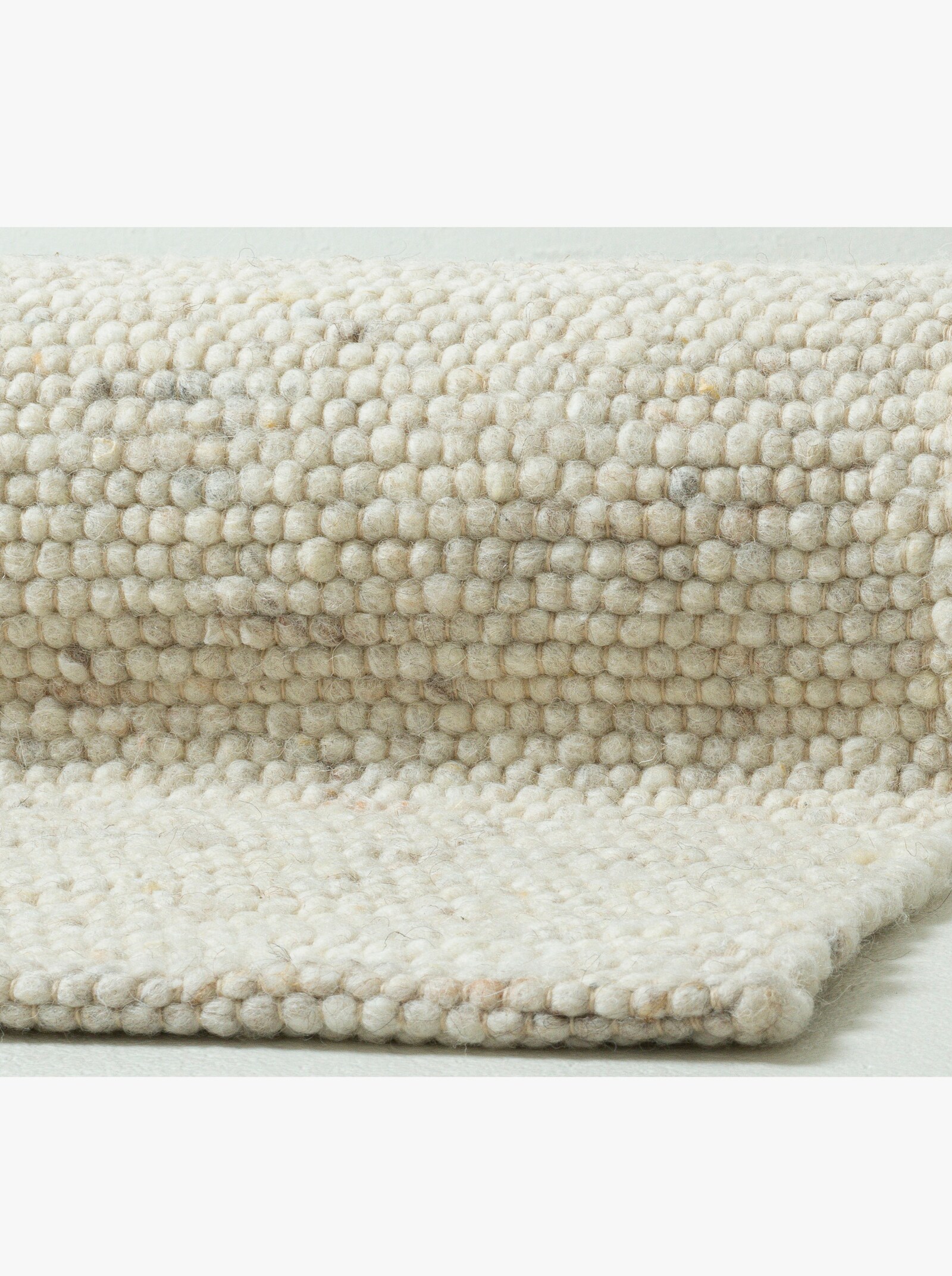 Theko Handwebteppich - natur-meliert