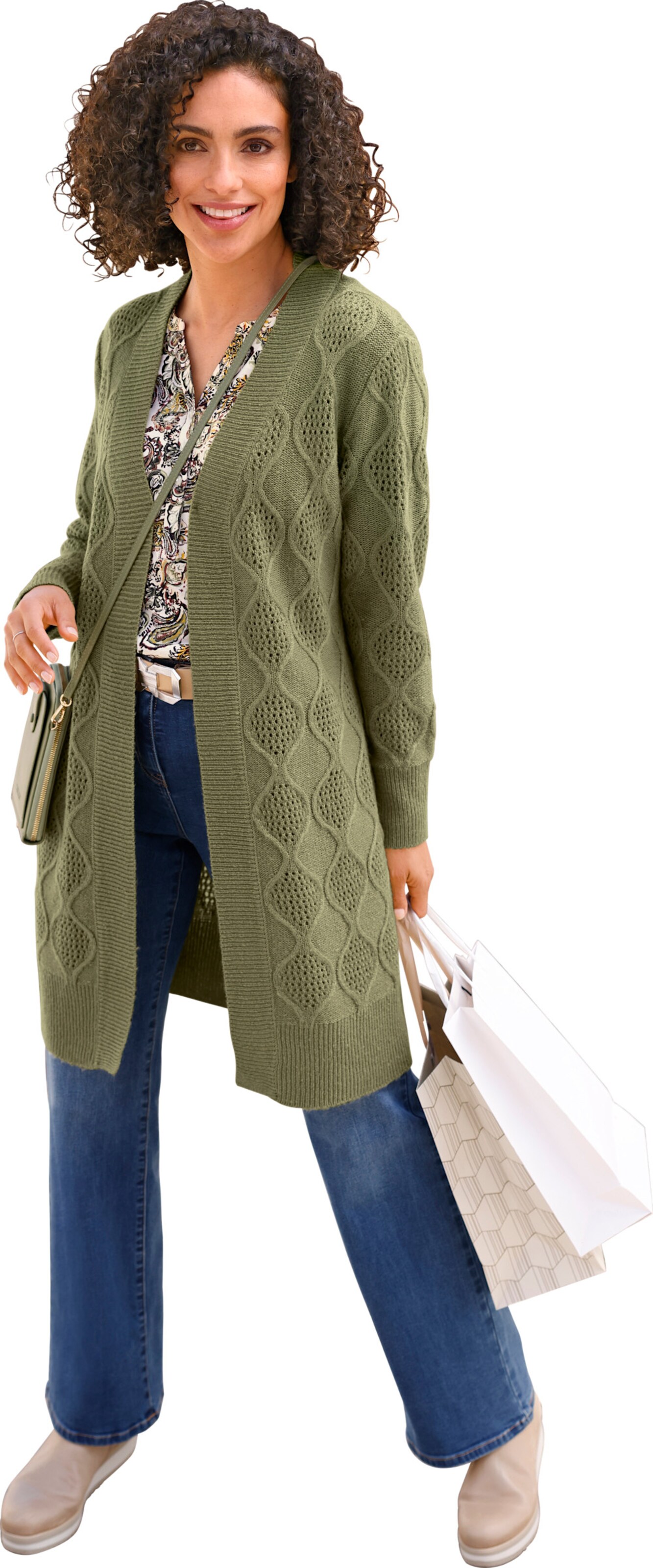 Thumbnail - Longstrickjacke