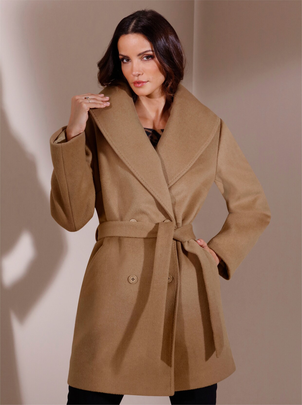 CREATION L PREMIUM Wollen jack - camel
