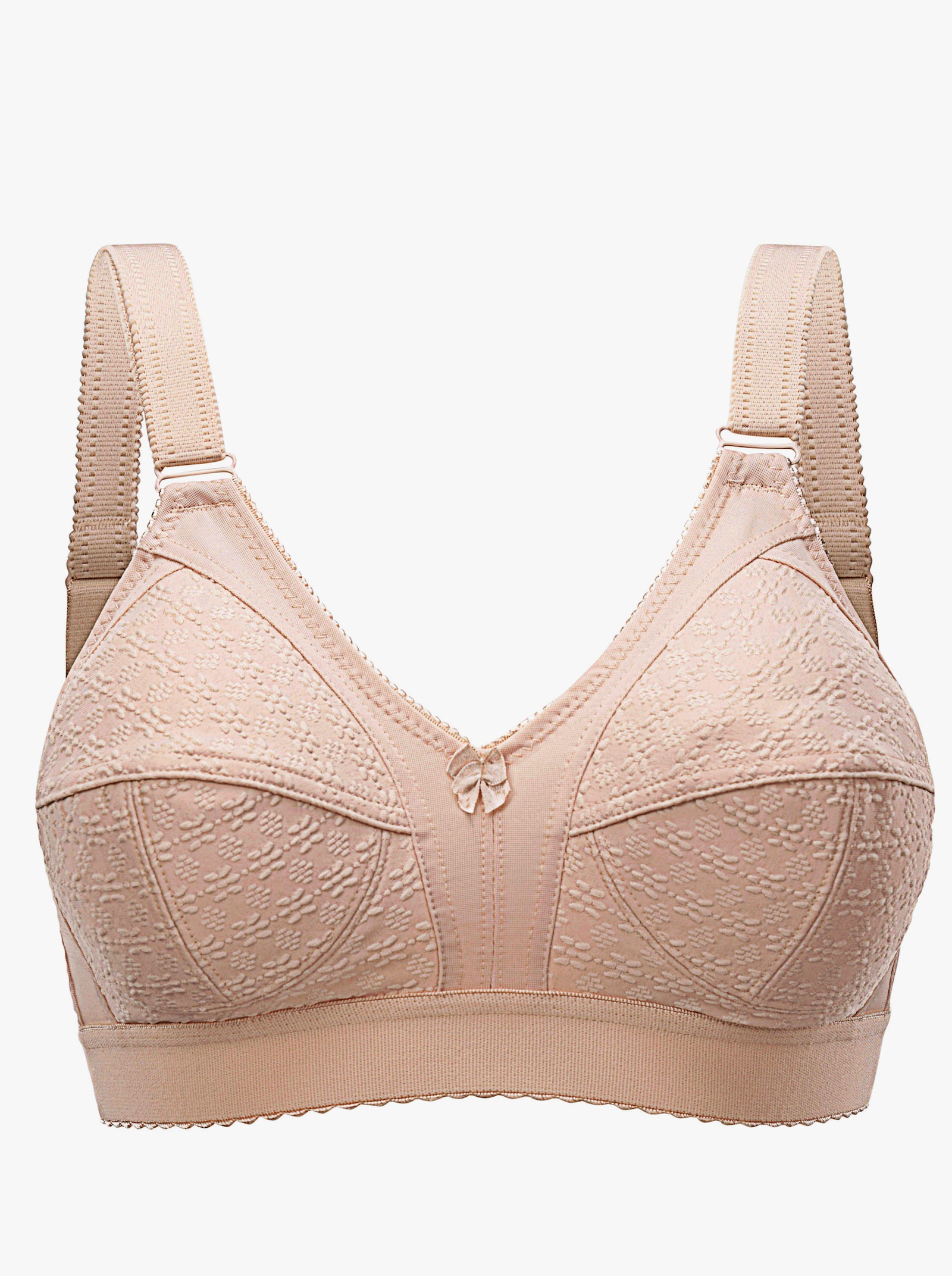 Sassa BH ohne Bügel mit breitem Unterbrustband - elfenbein